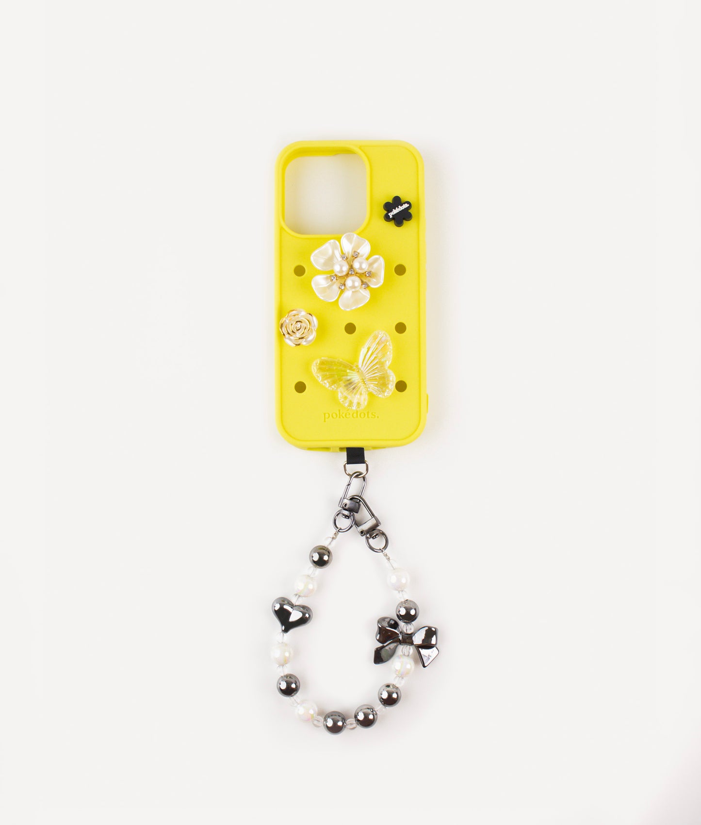 POKÉDOTS CHAIN RIBBON LOVE GREY
