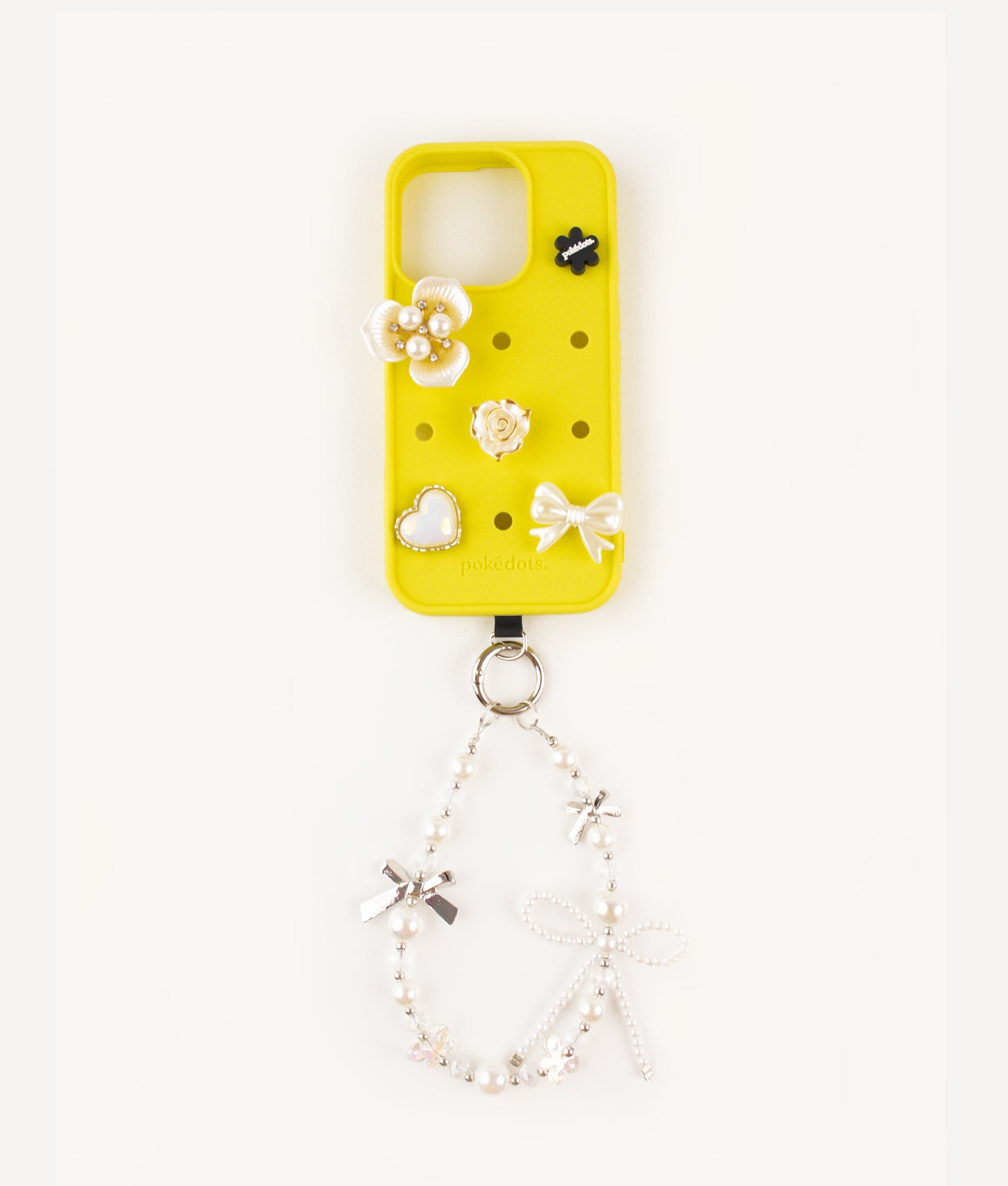 POKÉDOTS CHAIN RIBBON BEADS WHITE