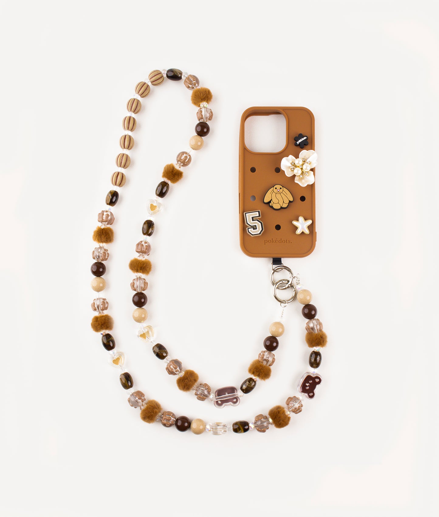 POKÉDOTS CHAIN PUMPKIN BEAR BROWN