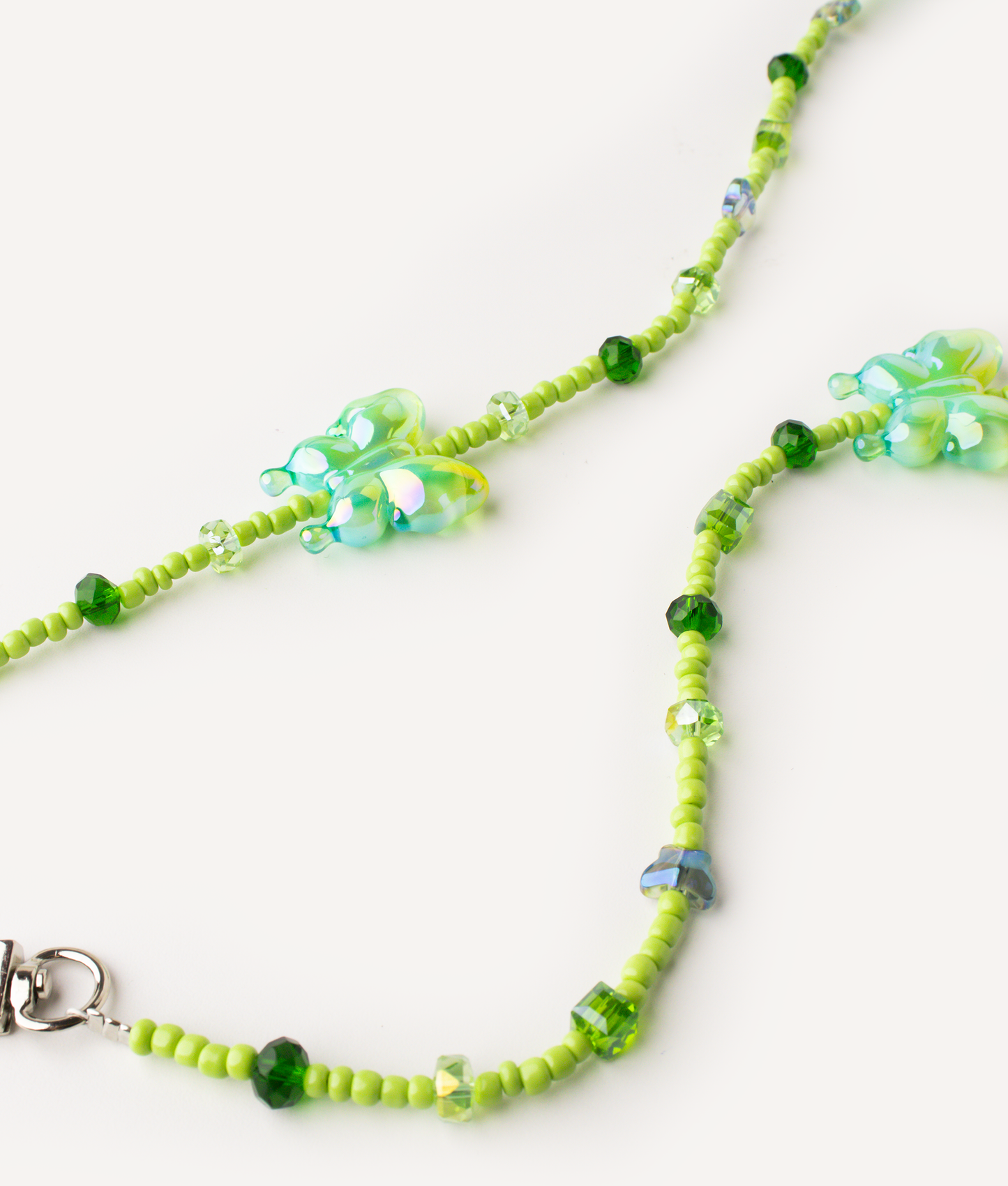 POKÉDOTS CHAIN BEADS BUTTERFLY GREEN