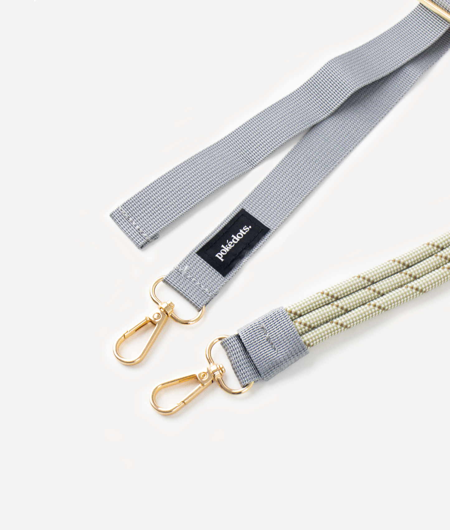 POKÉDOTS ONE SIDED WIDE STRAP GREY