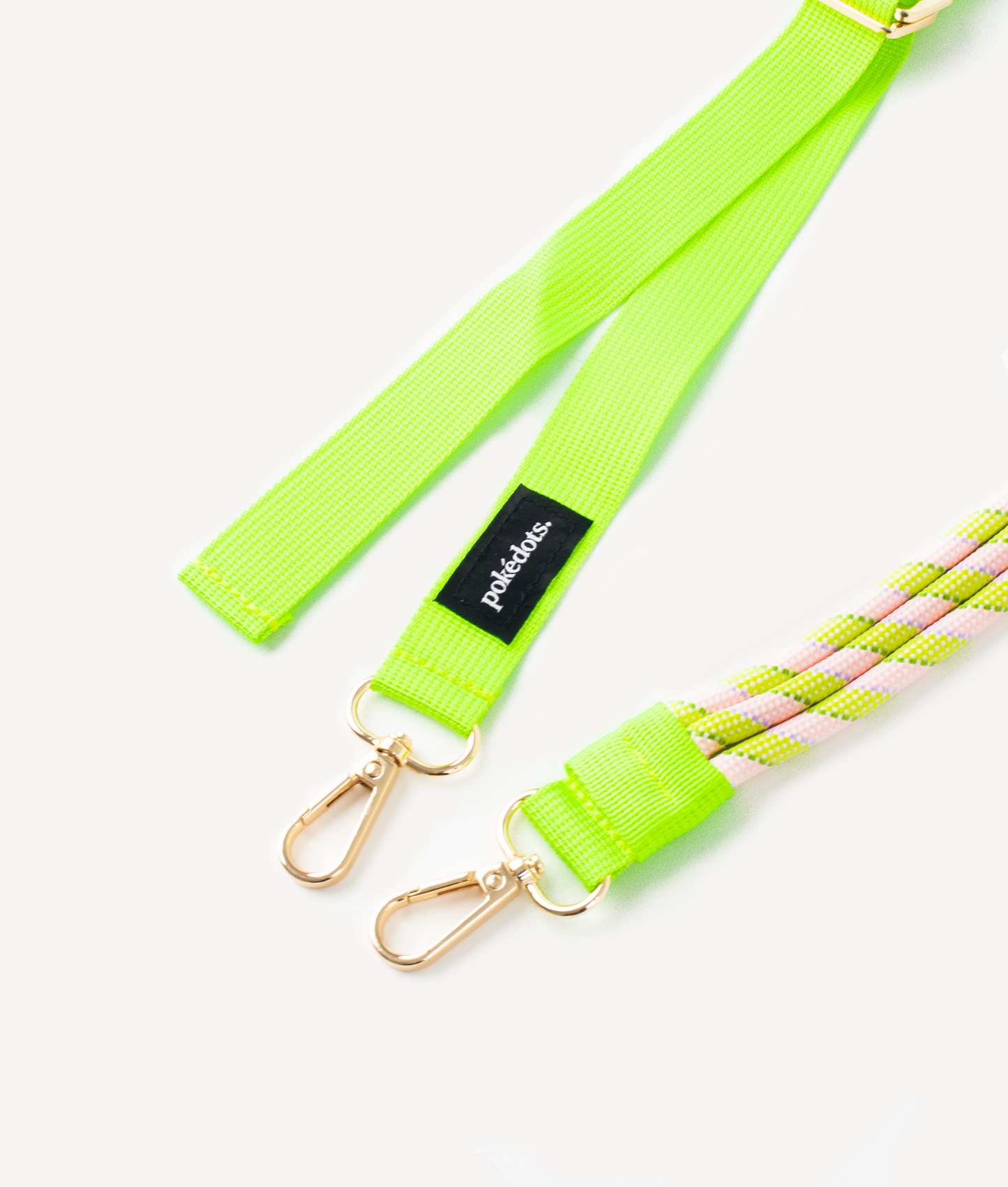 POKÉDOTS ONE SIDED WIDE STRAP NEON GREEN