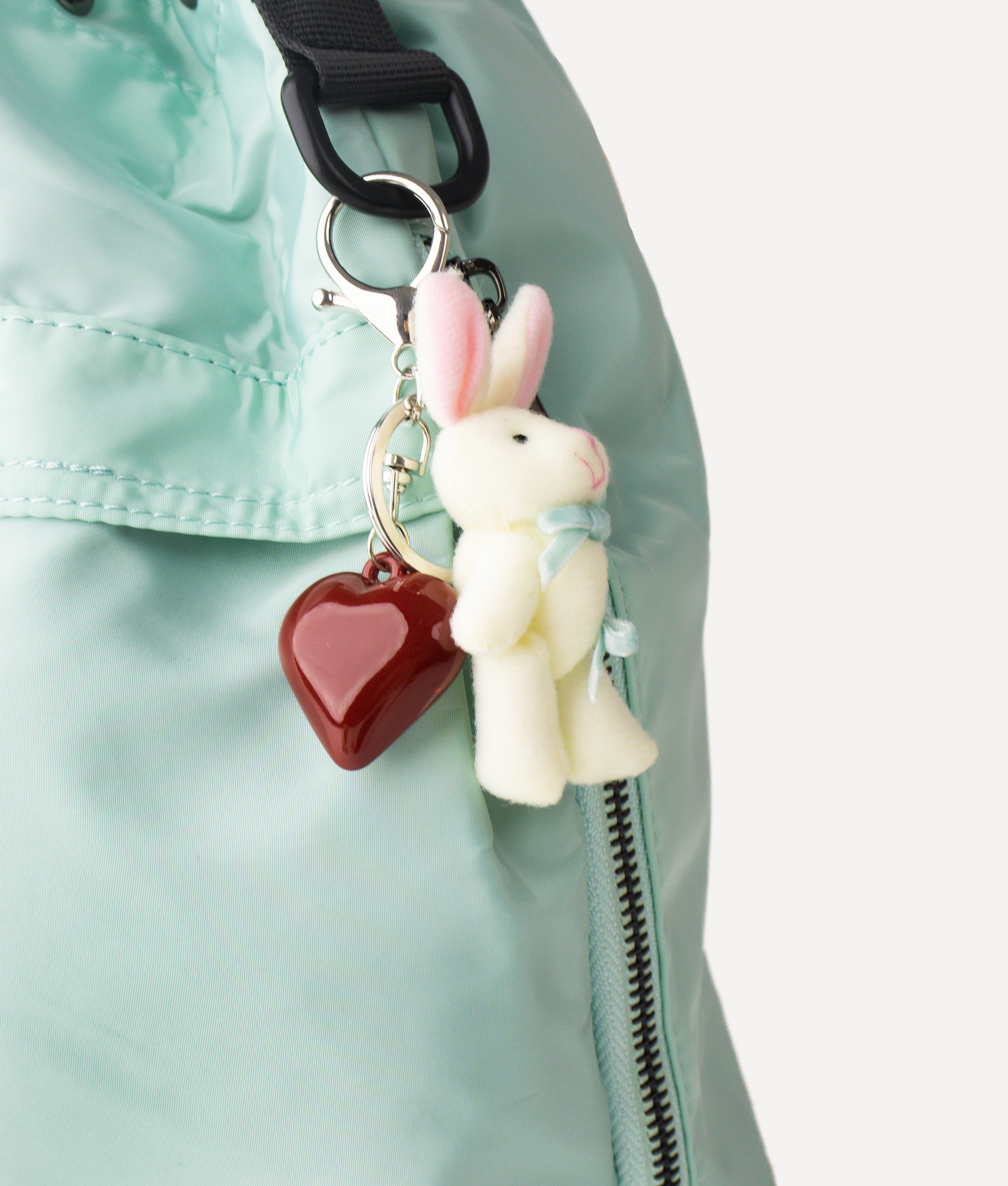 BLUE RIBBON RABBIT PLUSH CHARM