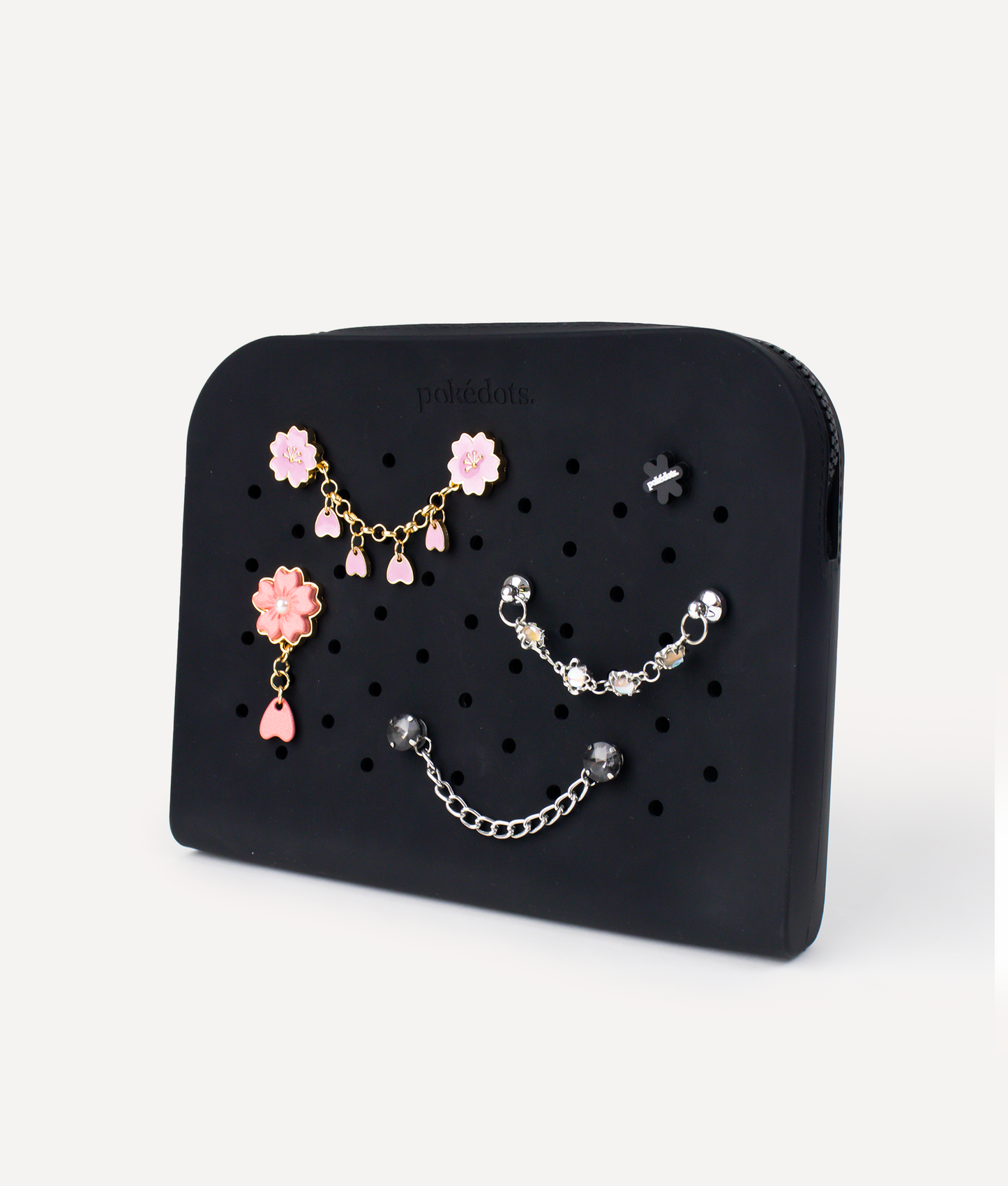 PINK FLOWER CHAIN PIN