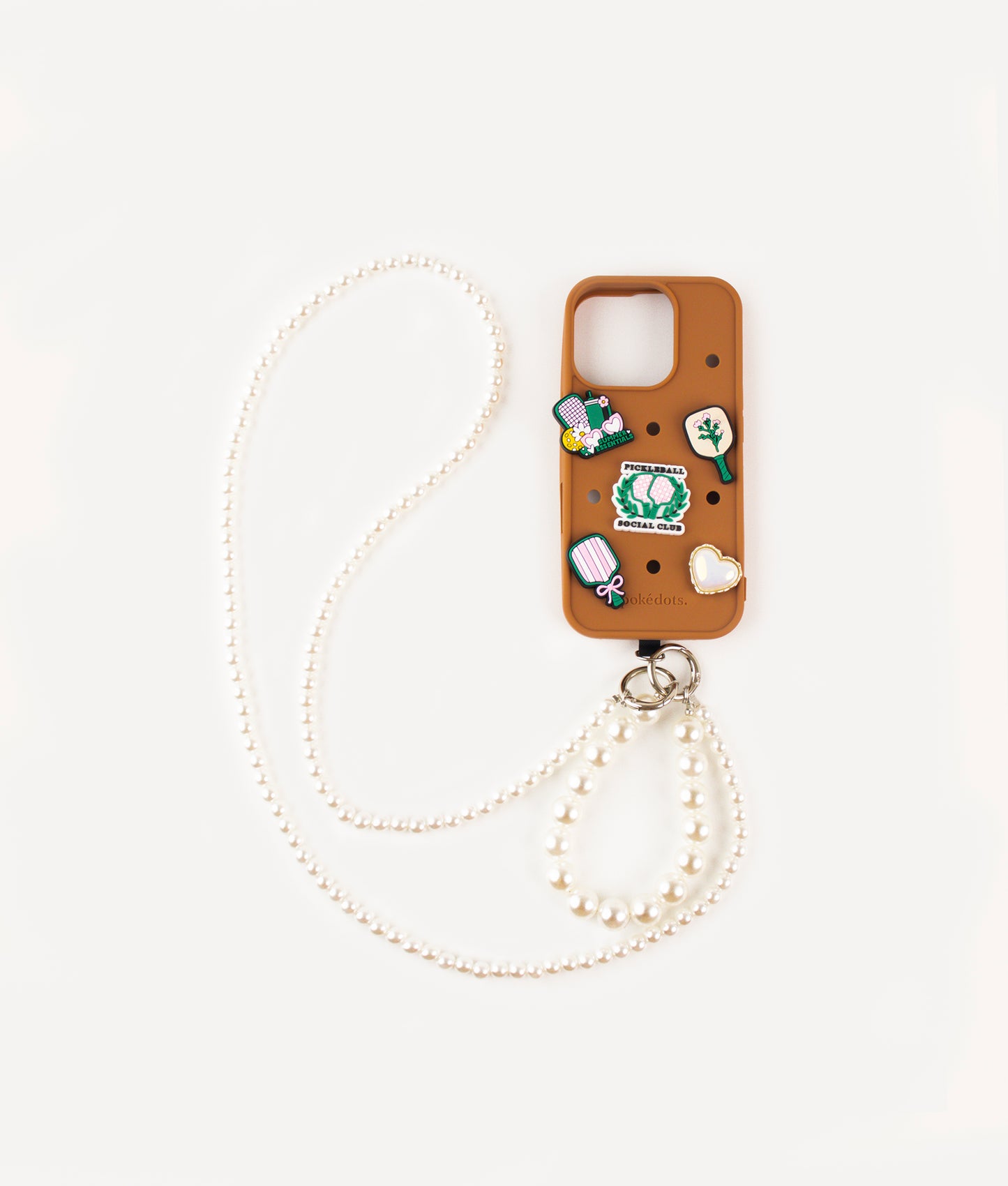 POKÉDOTS CHAIN PEARL BEADS WHITE