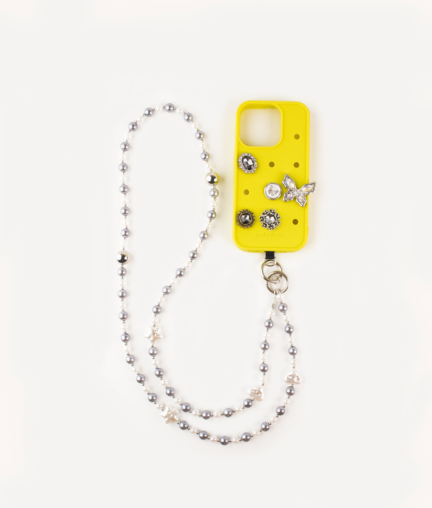 POKÉDOTS CHAIN METALLIC UNEVEN BEADS