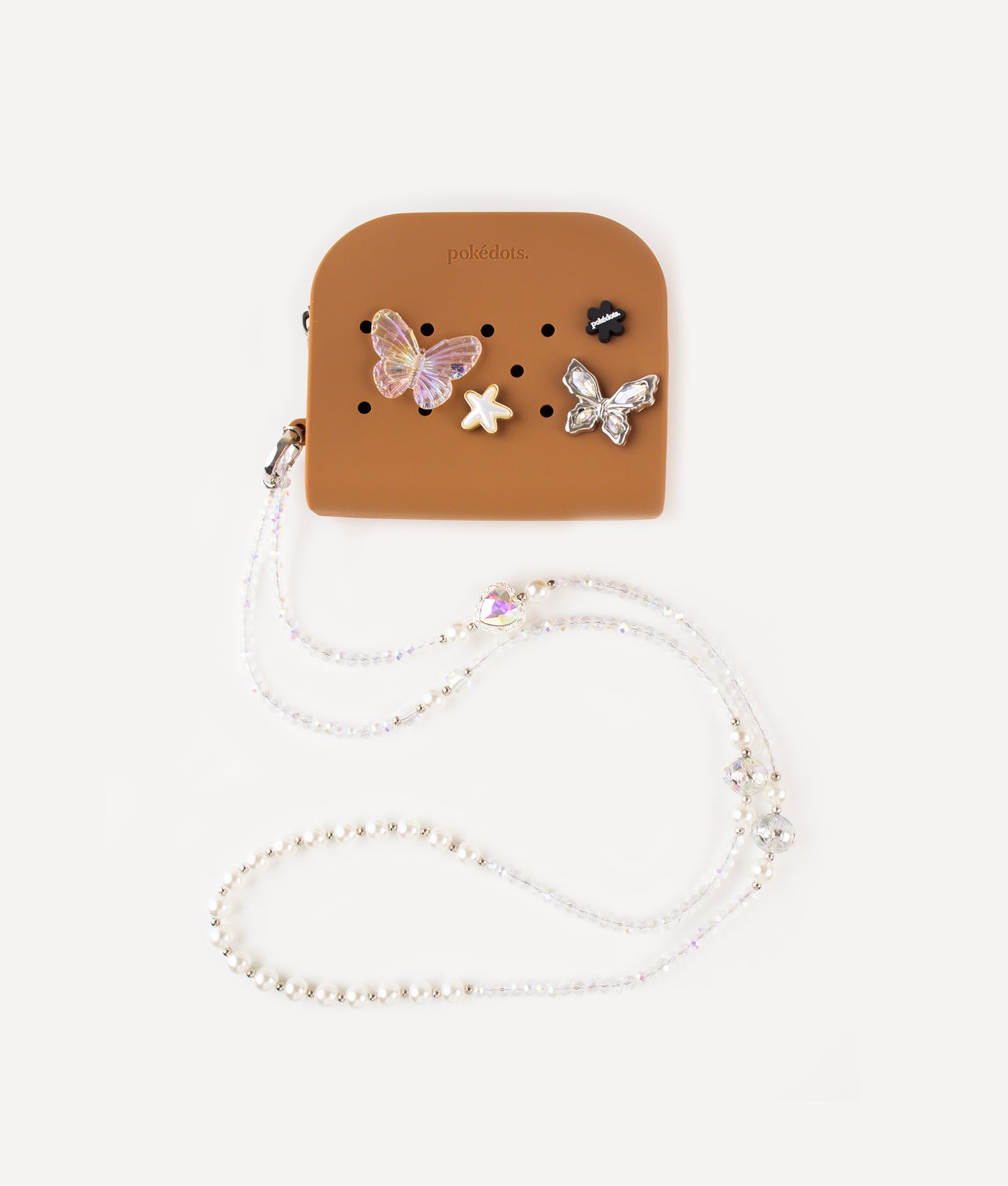 POKÉDOTS CHAIN CRYSTAL BEADS WHITE