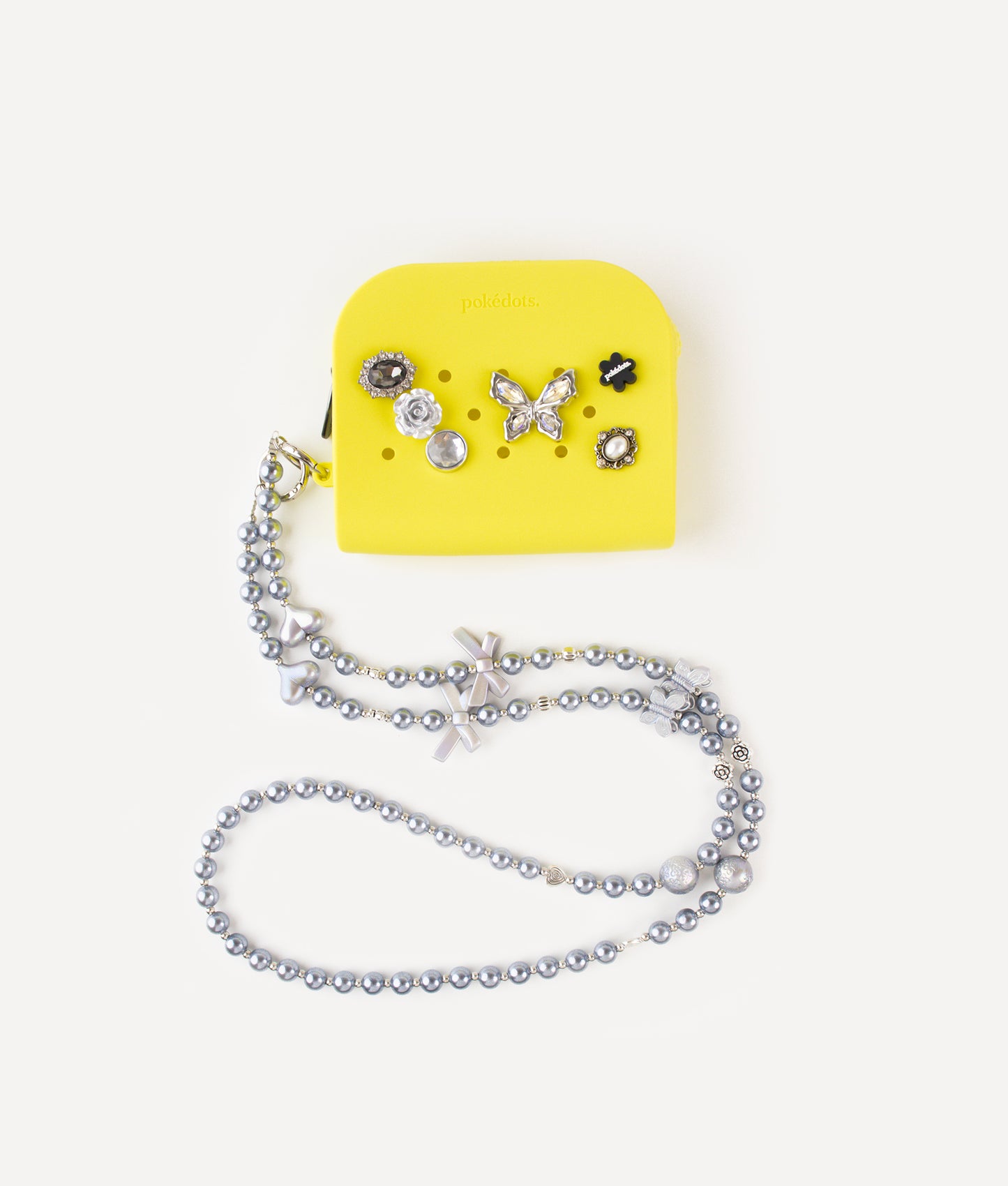 POKÉDOTS CHAIN BEADS GREY