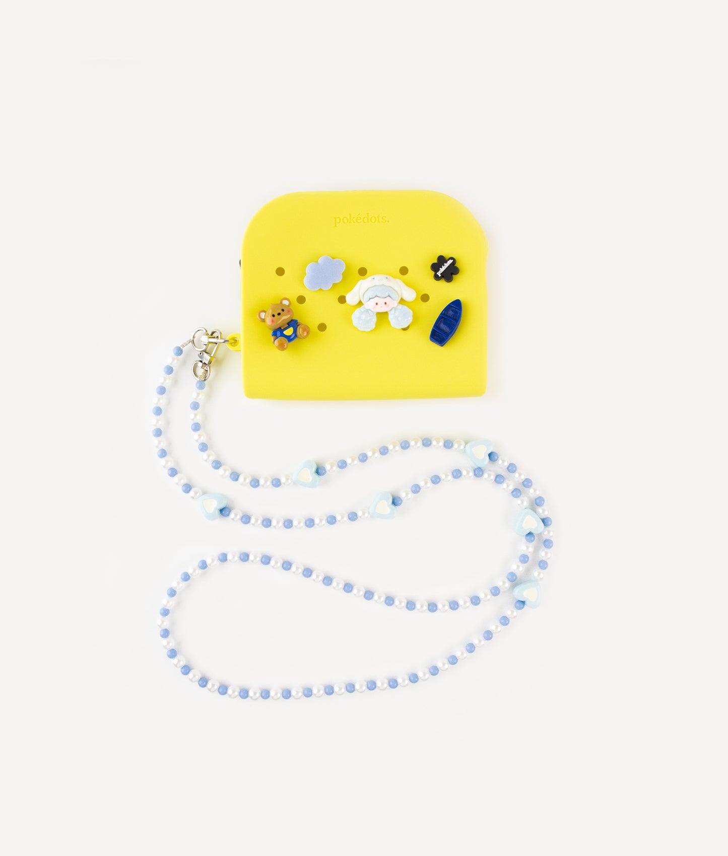 POKÉDOTS CHAIN BEADS FLOWERS  BLUE