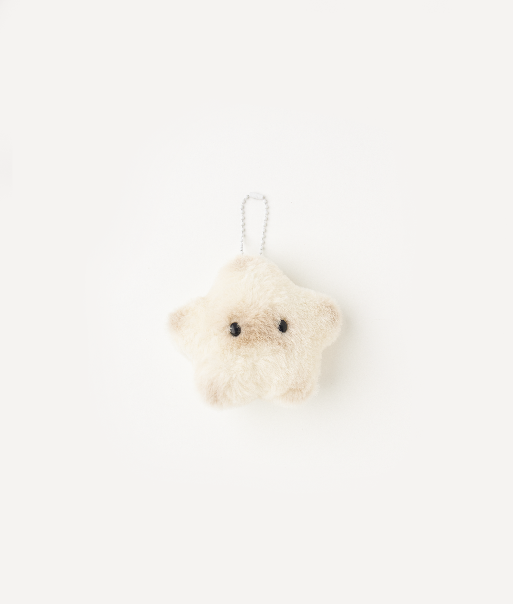 CUTE STAR PLUSH CHARM BEIGE