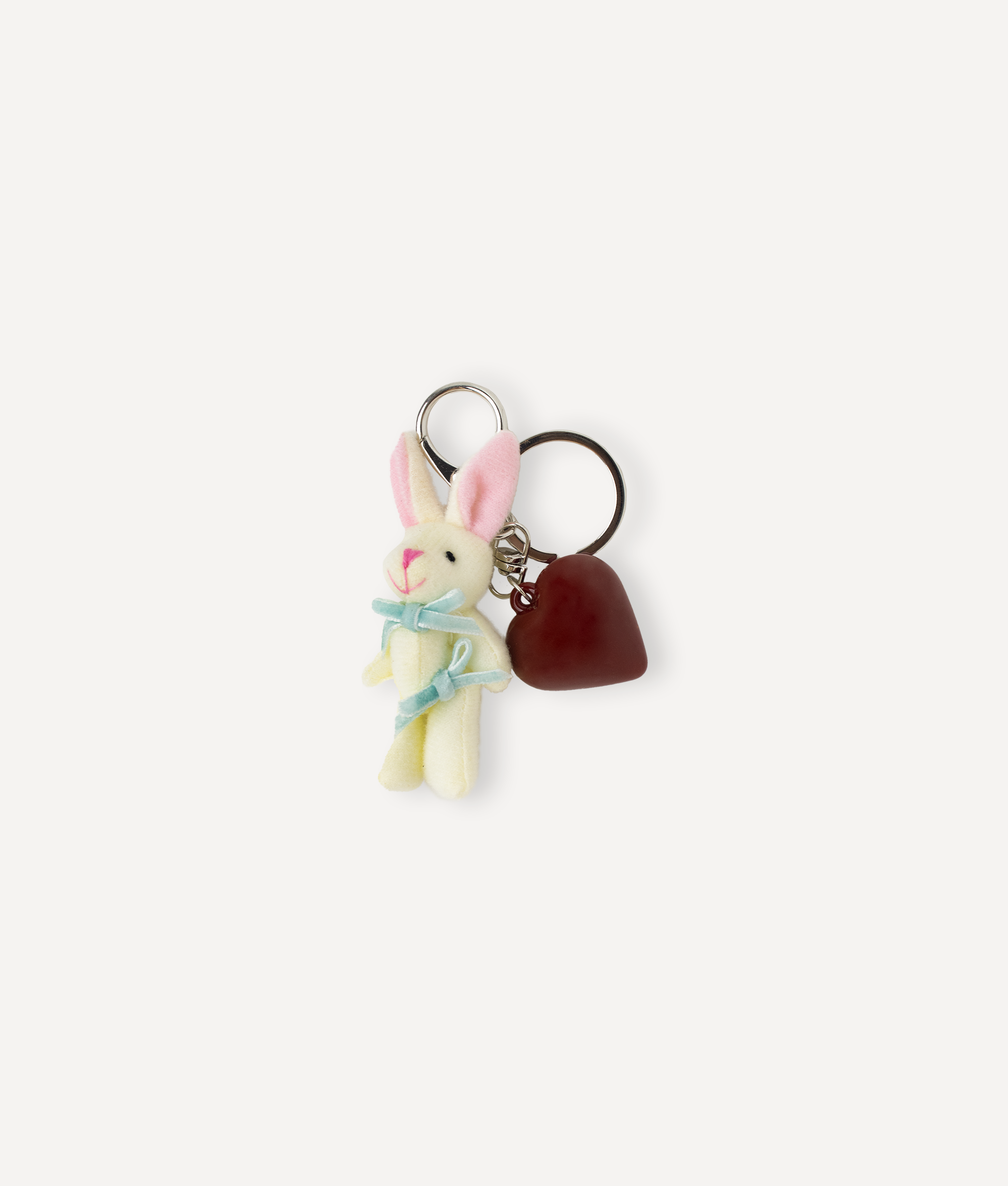 BLUE RIBBON RABBIT PLUSH CHARM