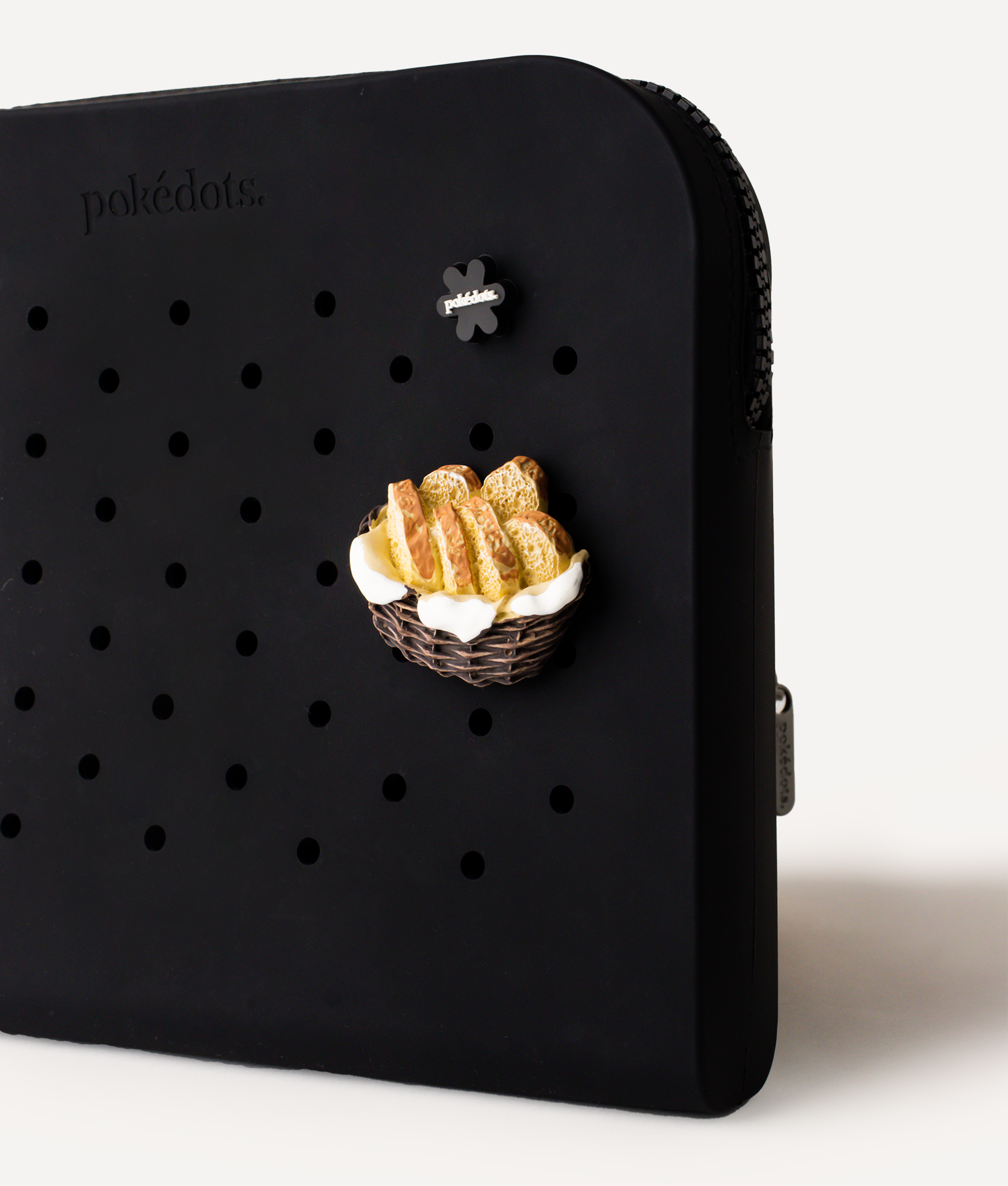 A BASKET OF BREAD SLICES PIN