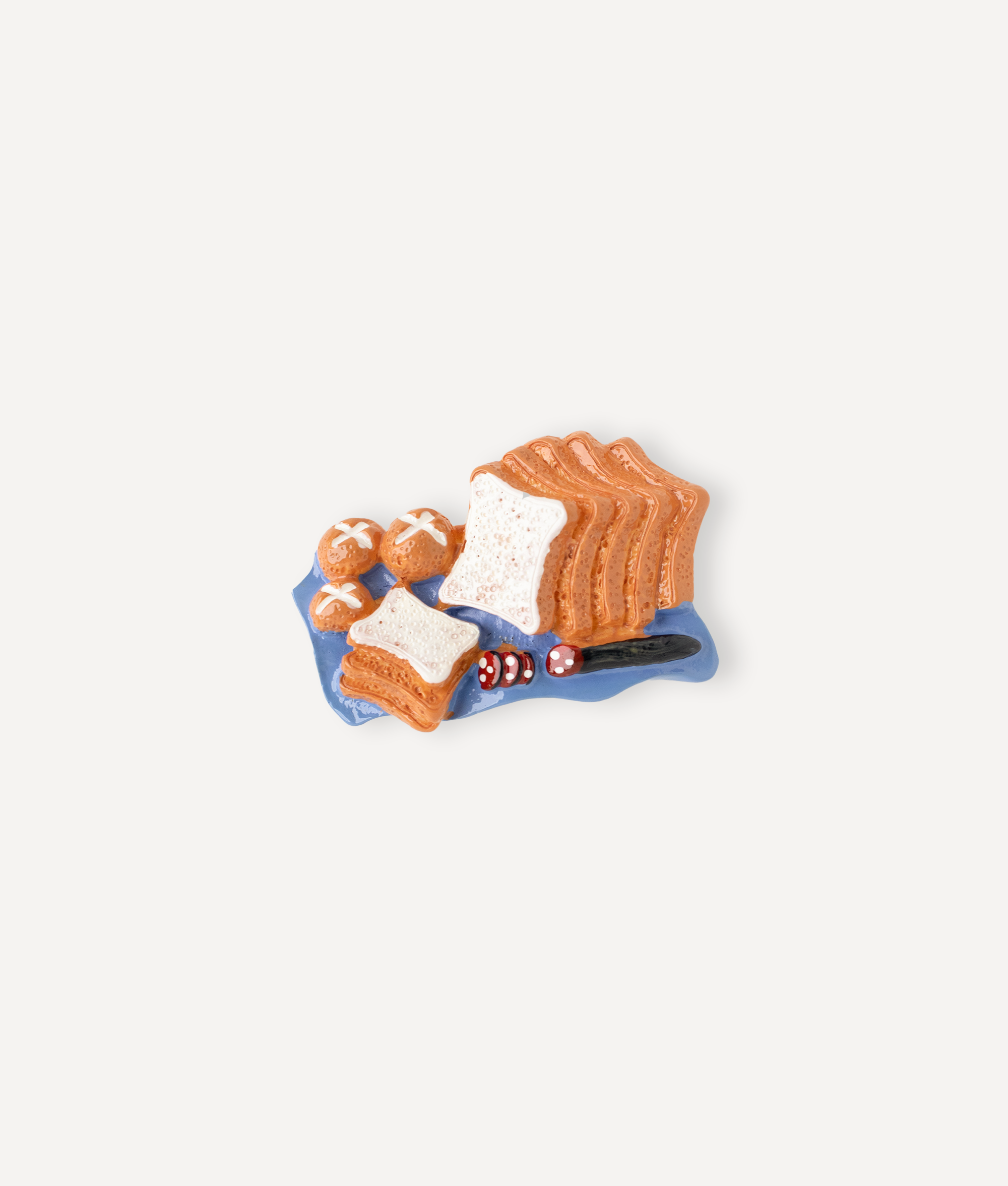 BROWN BREAD PLATE PIN