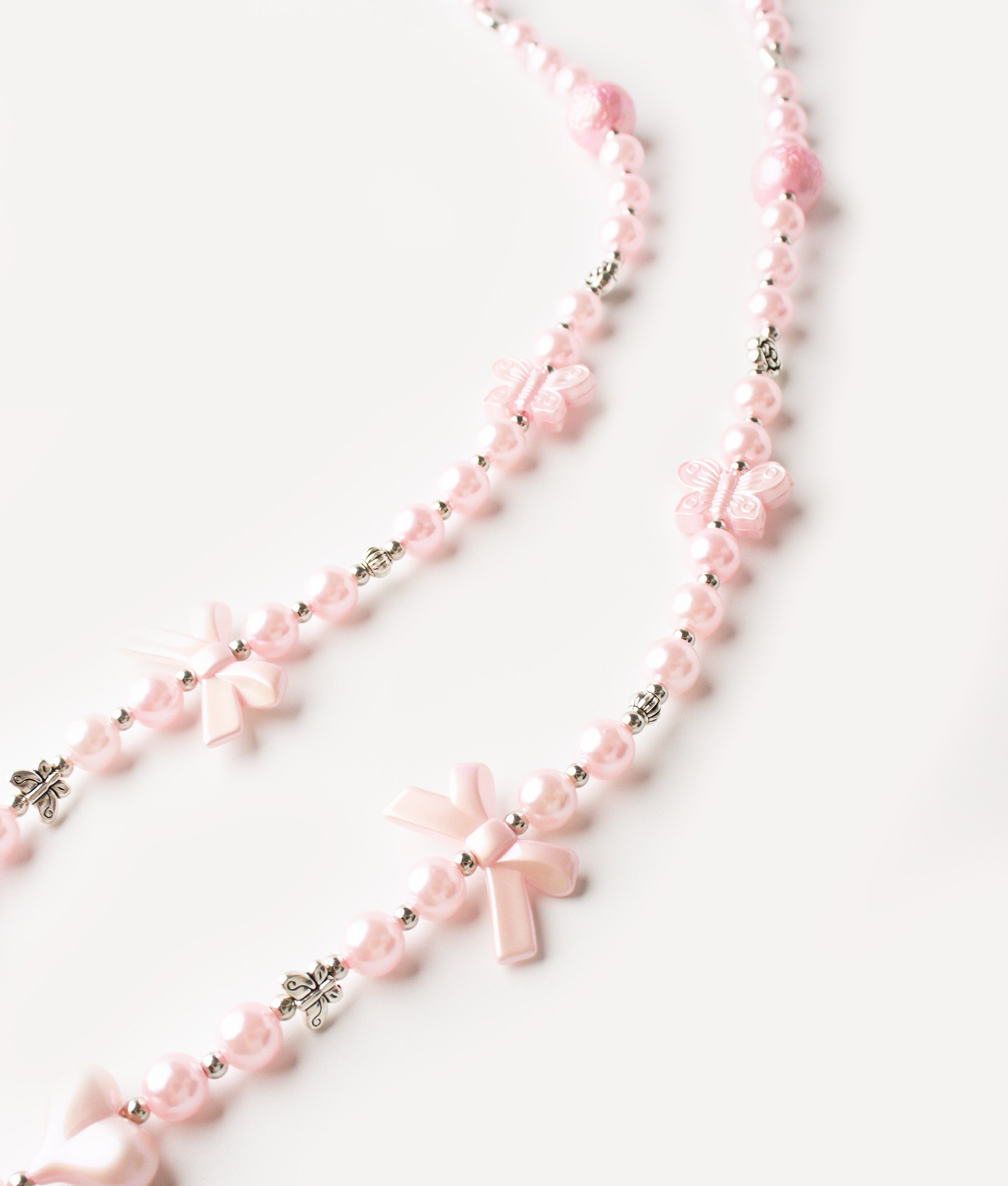 POKÉDOTS CHAIN PINK JELLY BEADED