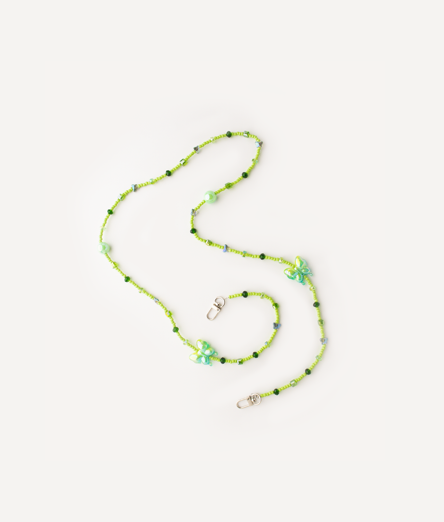 POKÉDOTS CHAIN BEADS BUTTERFLY GREEN