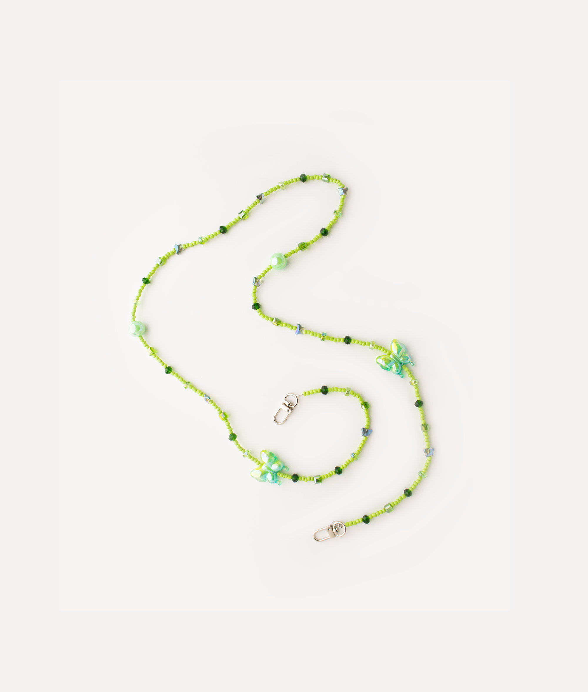POKÉDOTS CHAIN BEADS BUTTERFLY GREEN
