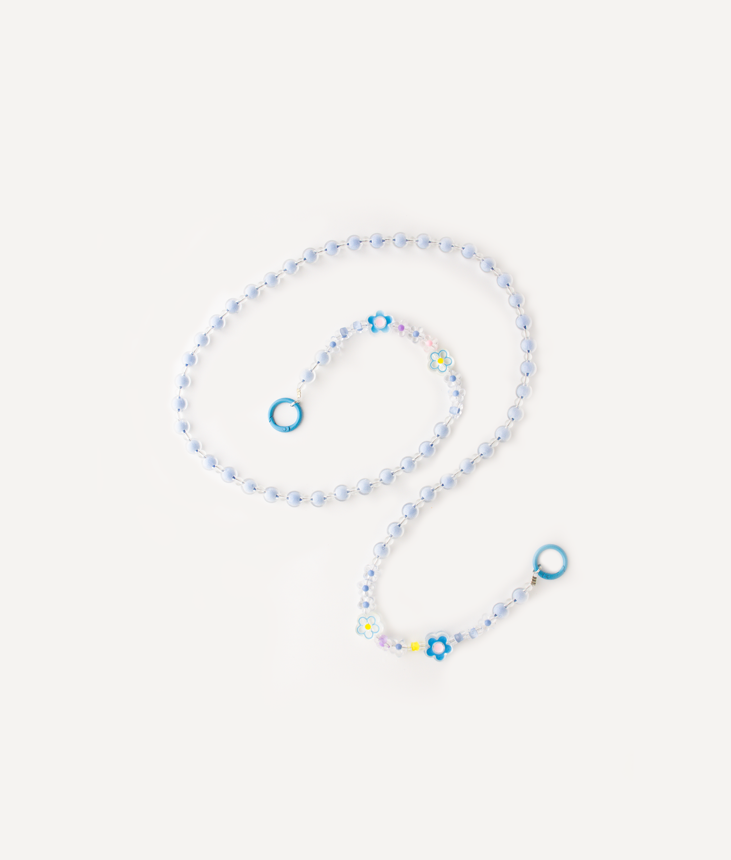 POKÉDOTS CHAIN BEADS FLOWER BLUE