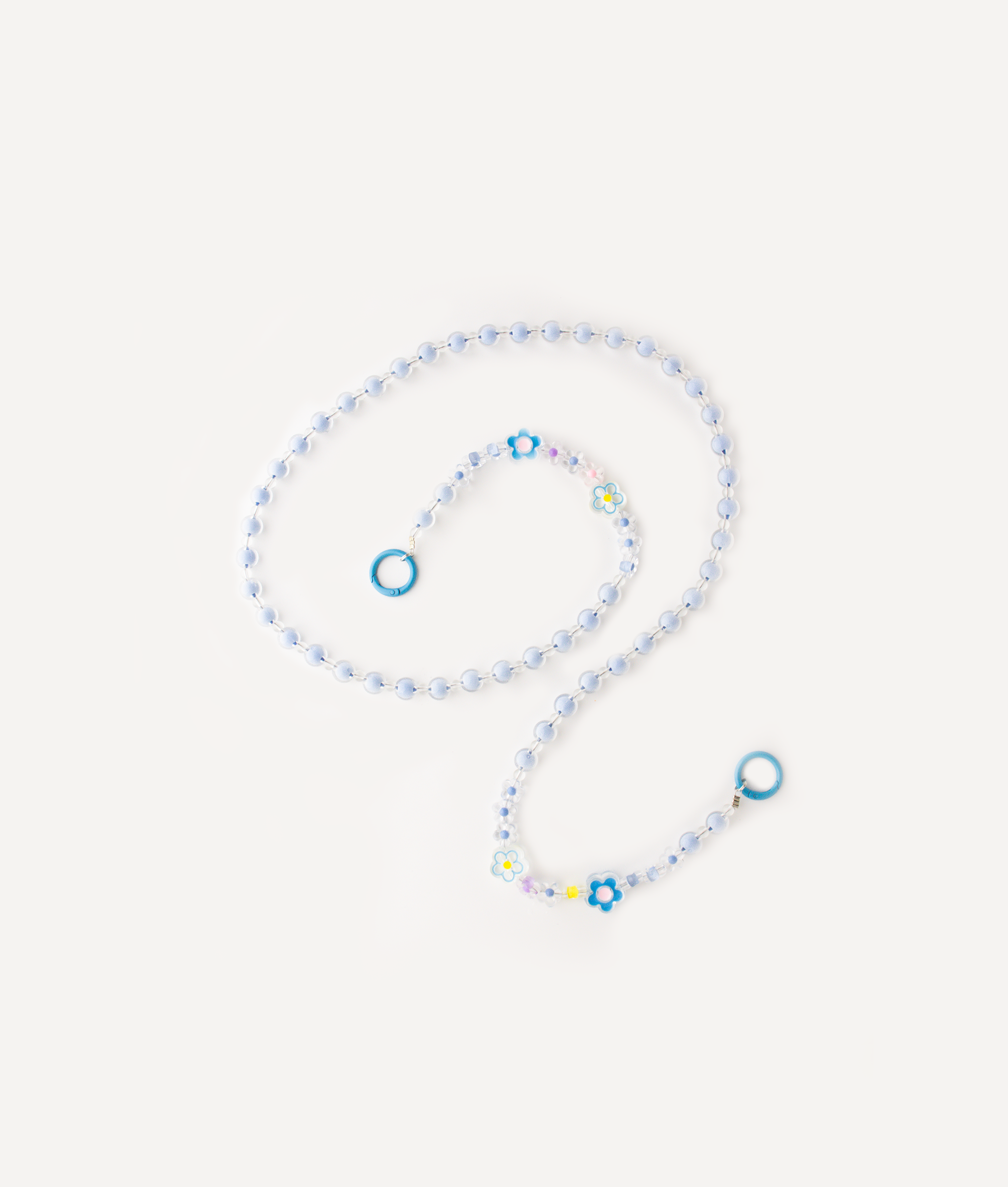 POKÉDOTS CHAIN BEADS FLOWER BLUE
