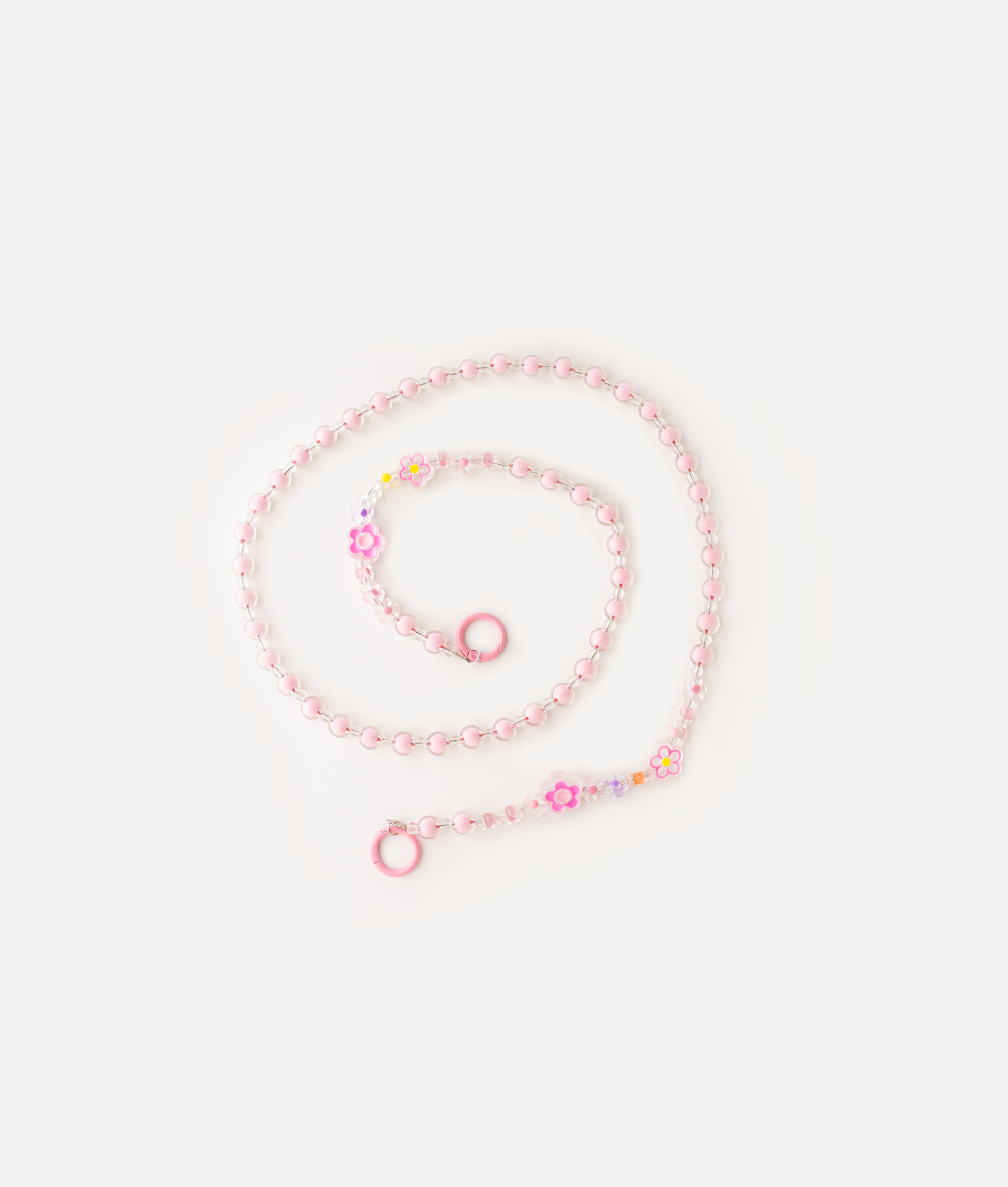 POKÉDOTS CHAIN BEADS FLOWER PINK