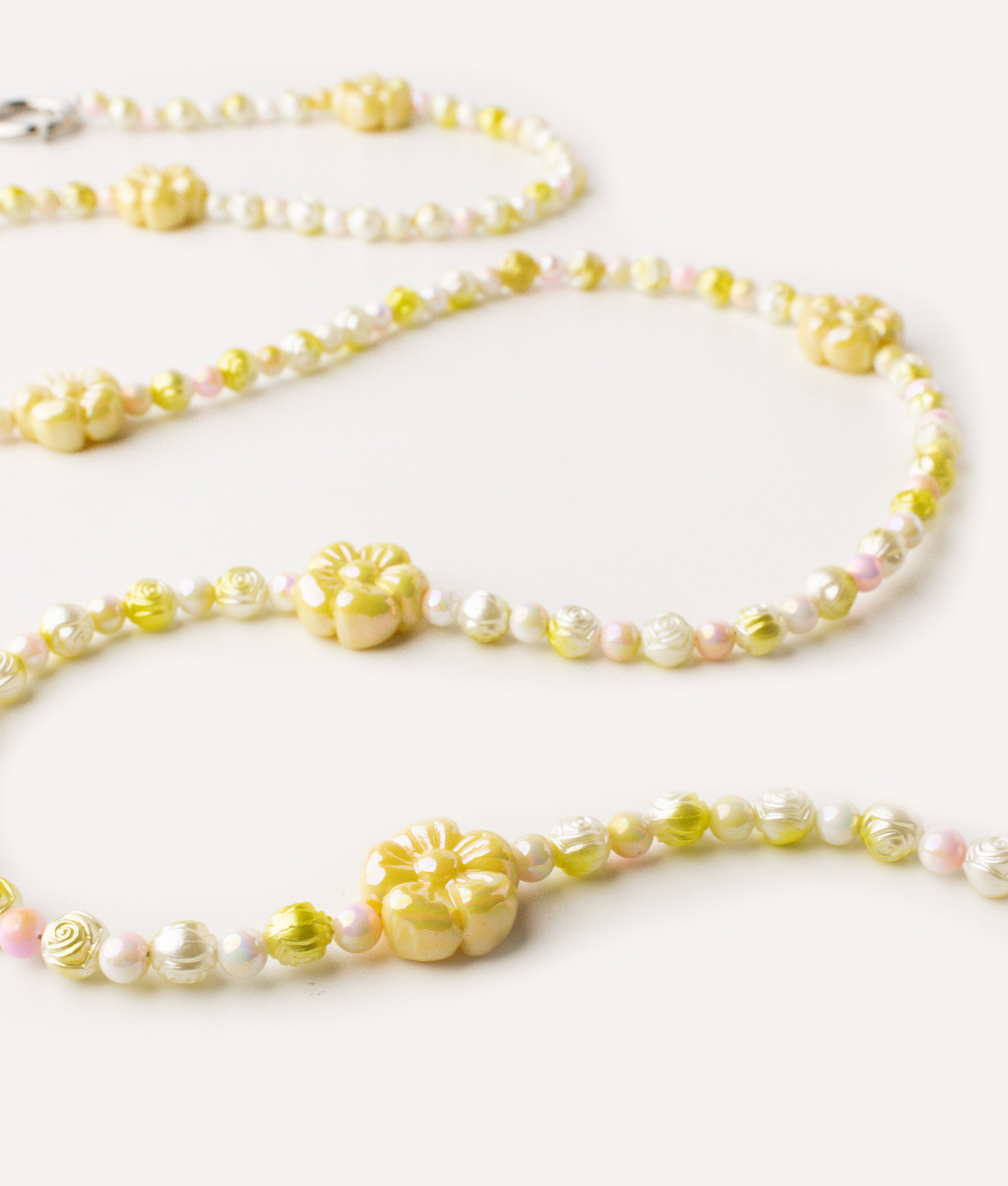 POKÉDOTS CHAIN BEADS FLOWERS YELLOW
