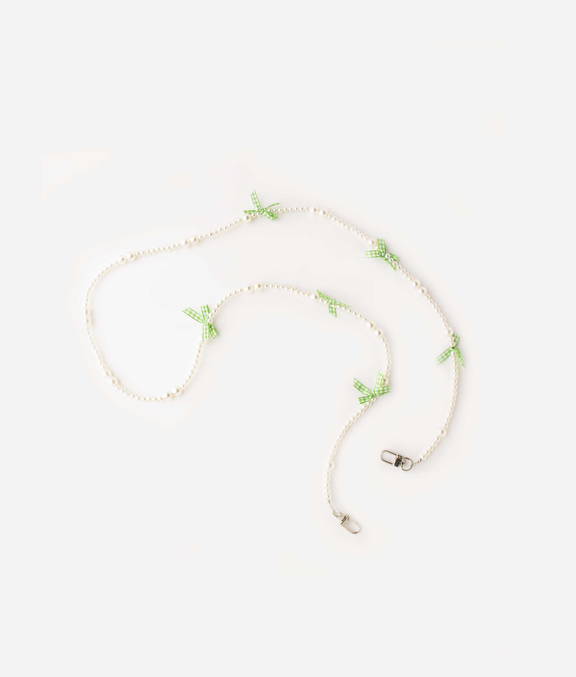 POKÉDOTS CHAIN BEADS RIBBON GREEN