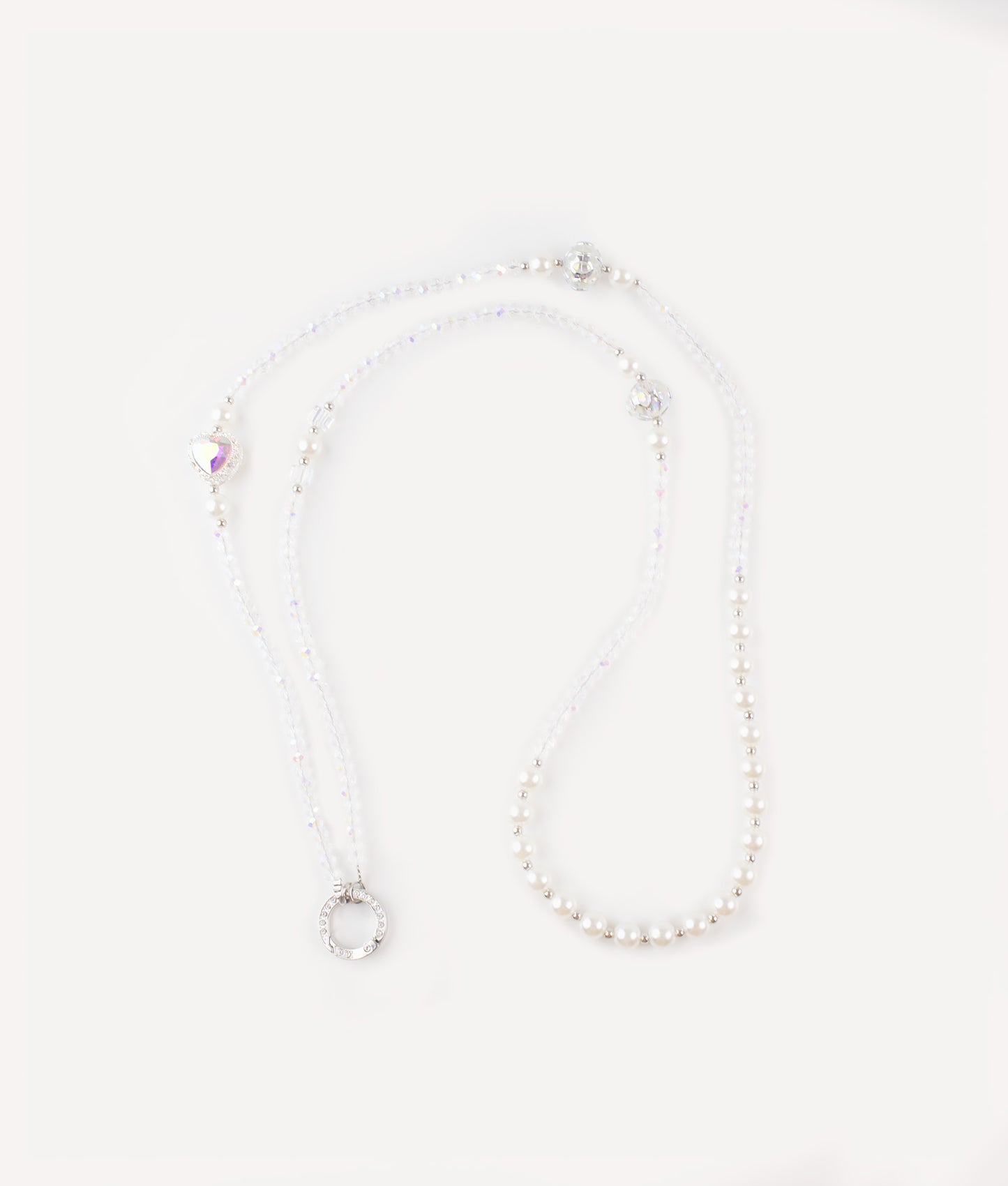 POKÉDOTS CHAIN CRYSTAL BEADS WHITE