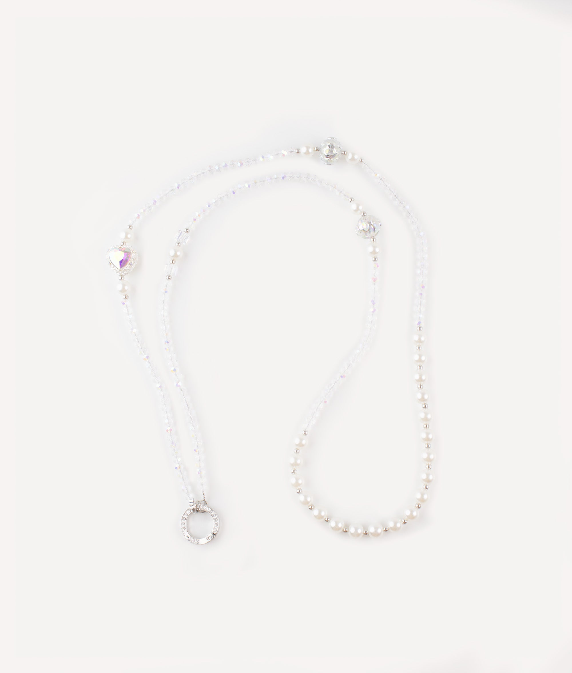 POKÉDOTS CHAIN CRYSTAL BEADS WHITE