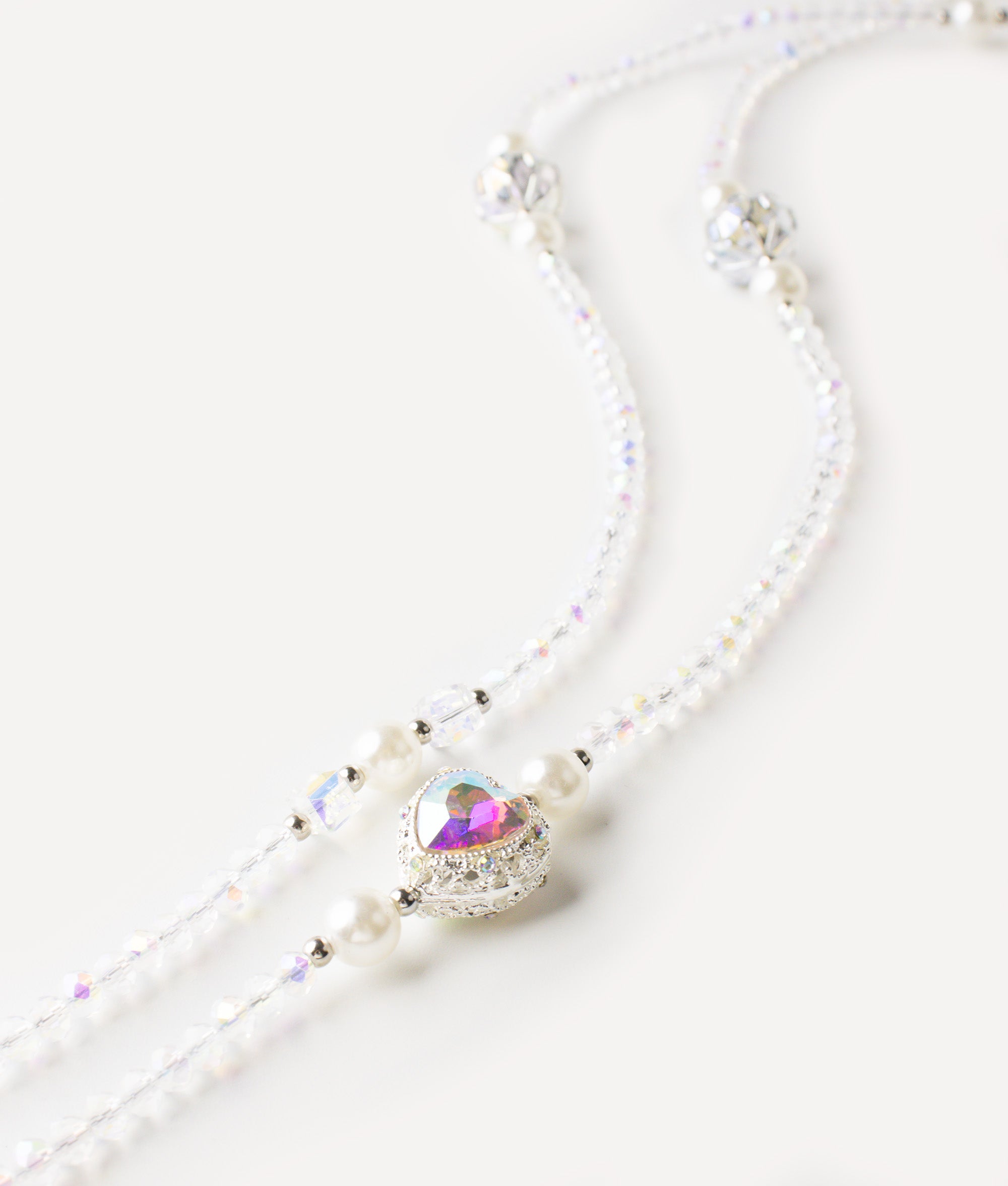 POKÉDOTS CHAIN CRYSTAL BEADS WHITE