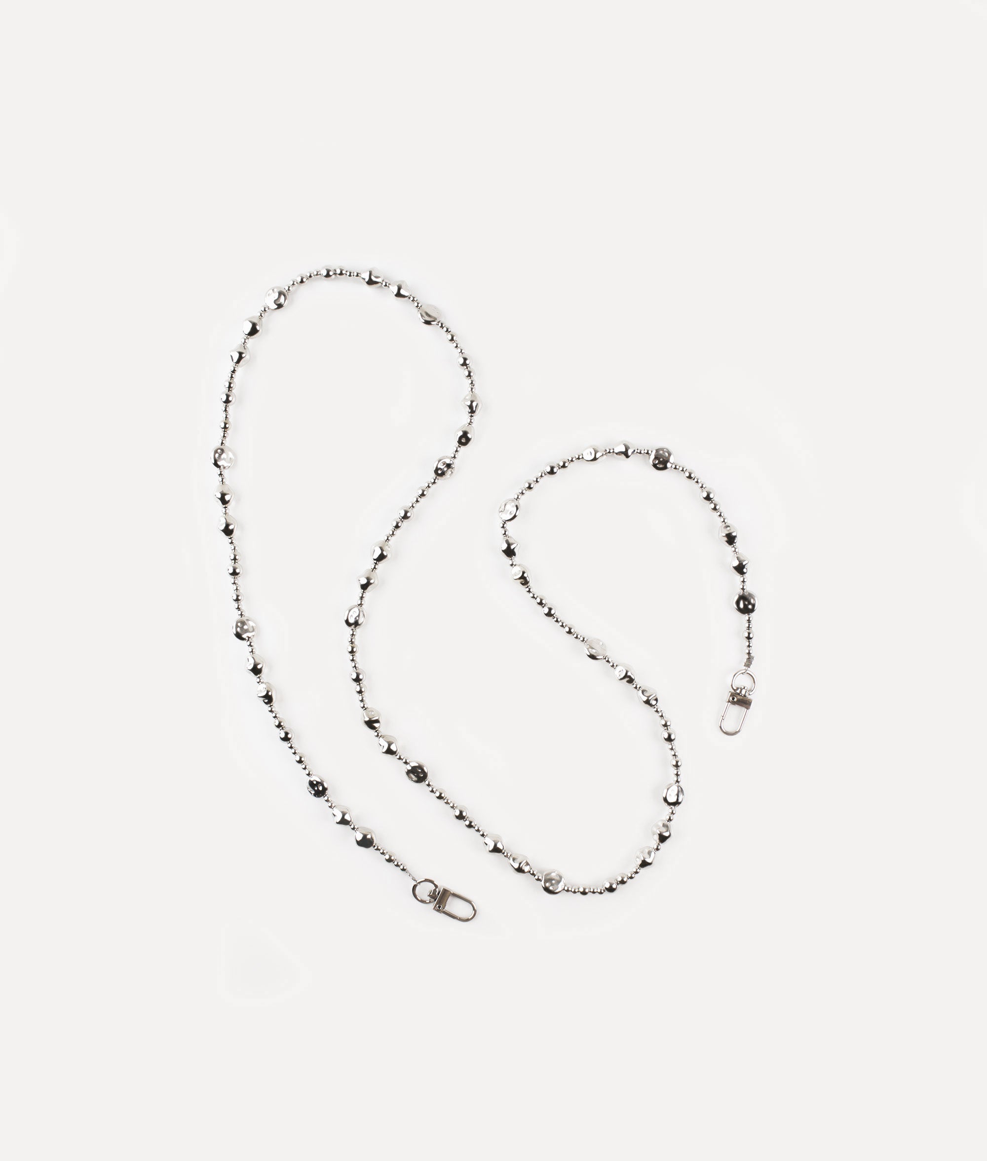 POKÉDOTS CHAIN METALLIC UNEVEN BEADS