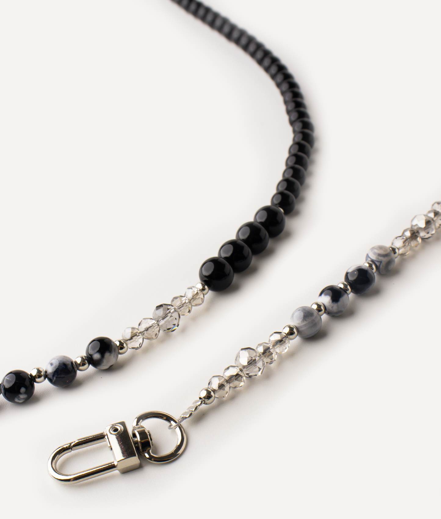 POKÉDOTS CHAIN NATURAL BEADS BLACK