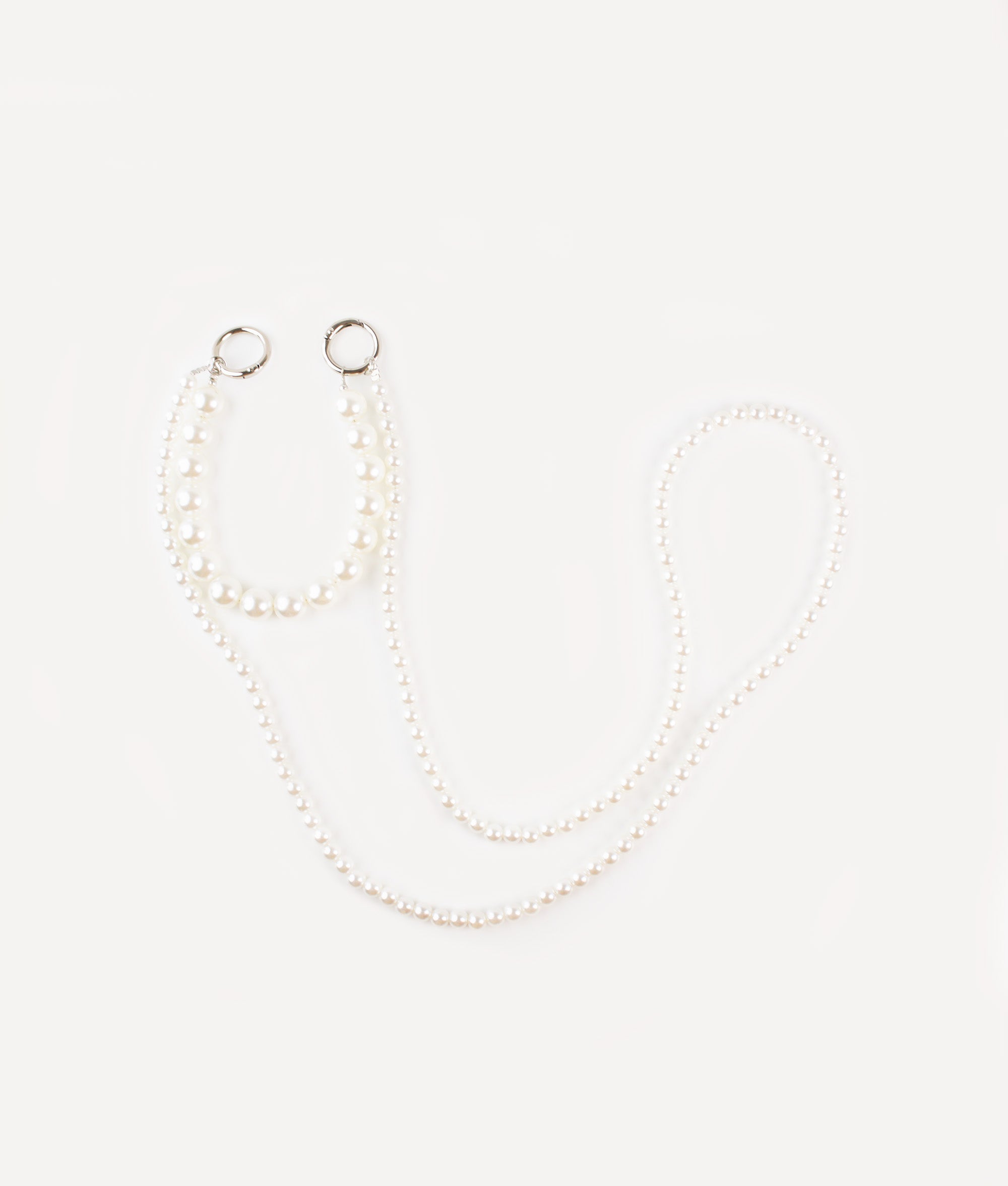 POKÉDOTS CHAIN PEARL BEADS WHITE