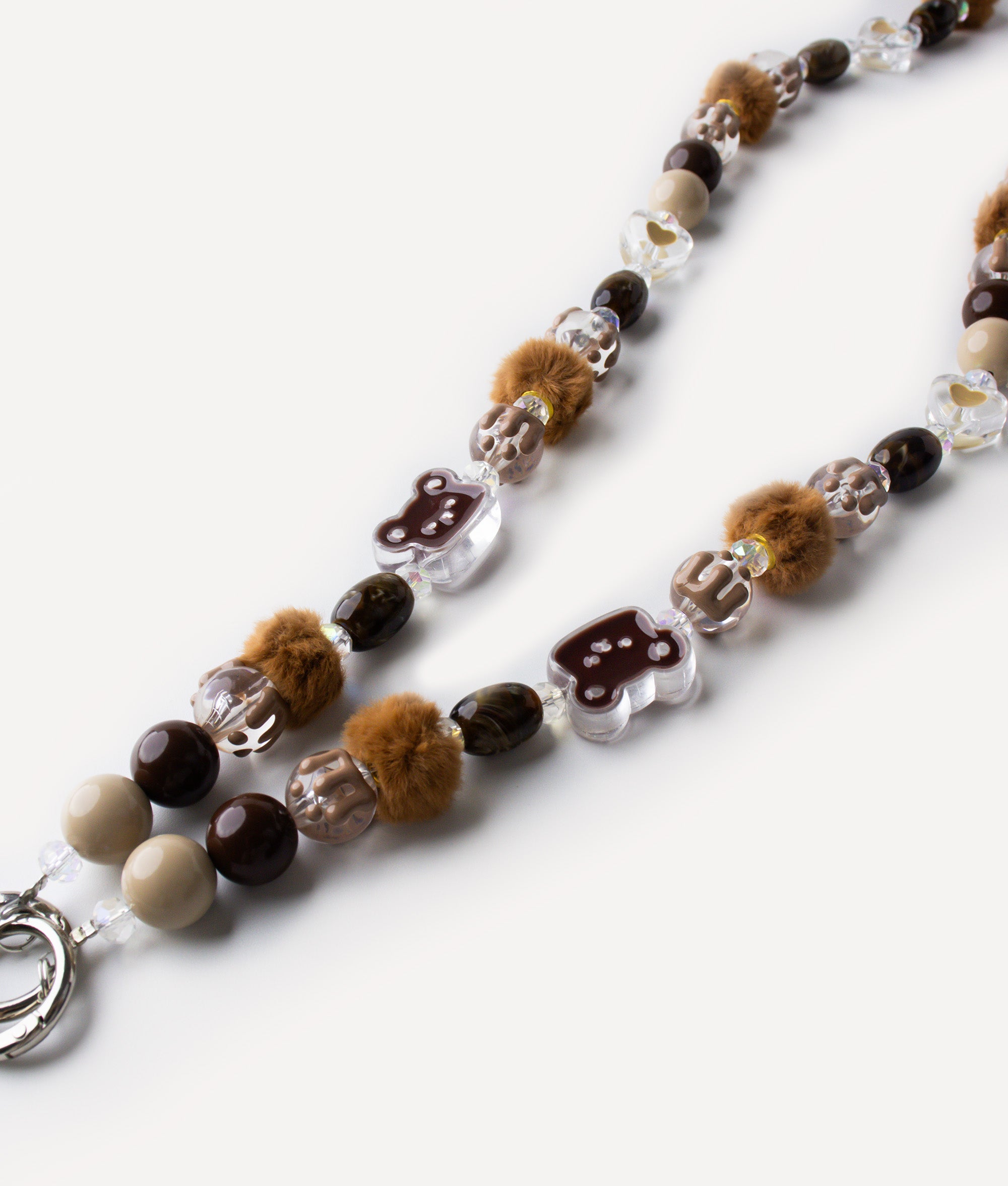 POKÉDOTS CHAIN PUMPKIN BEAR BROWN