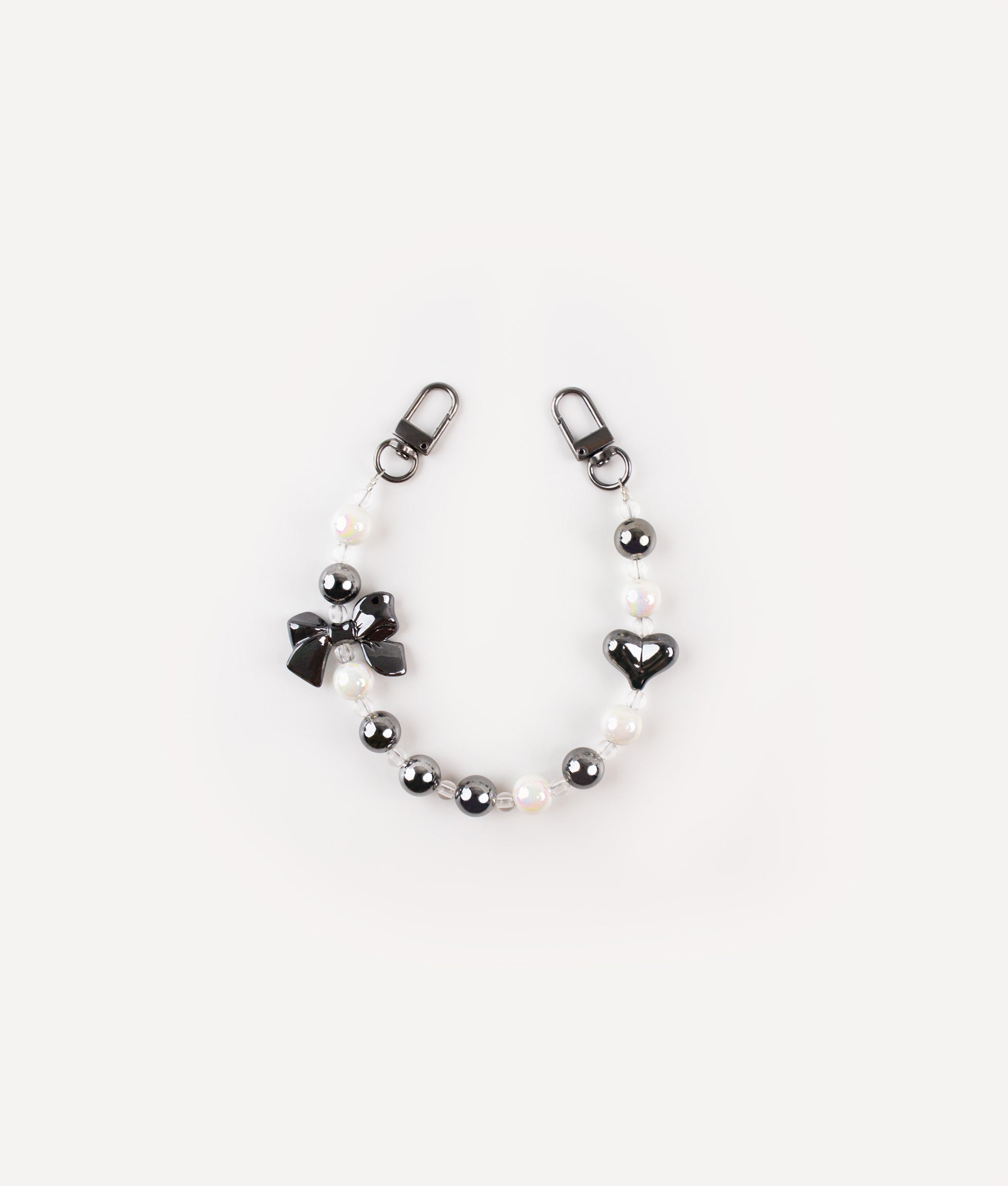 POKÉDOTS CHAIN RIBBON LOVE GREY