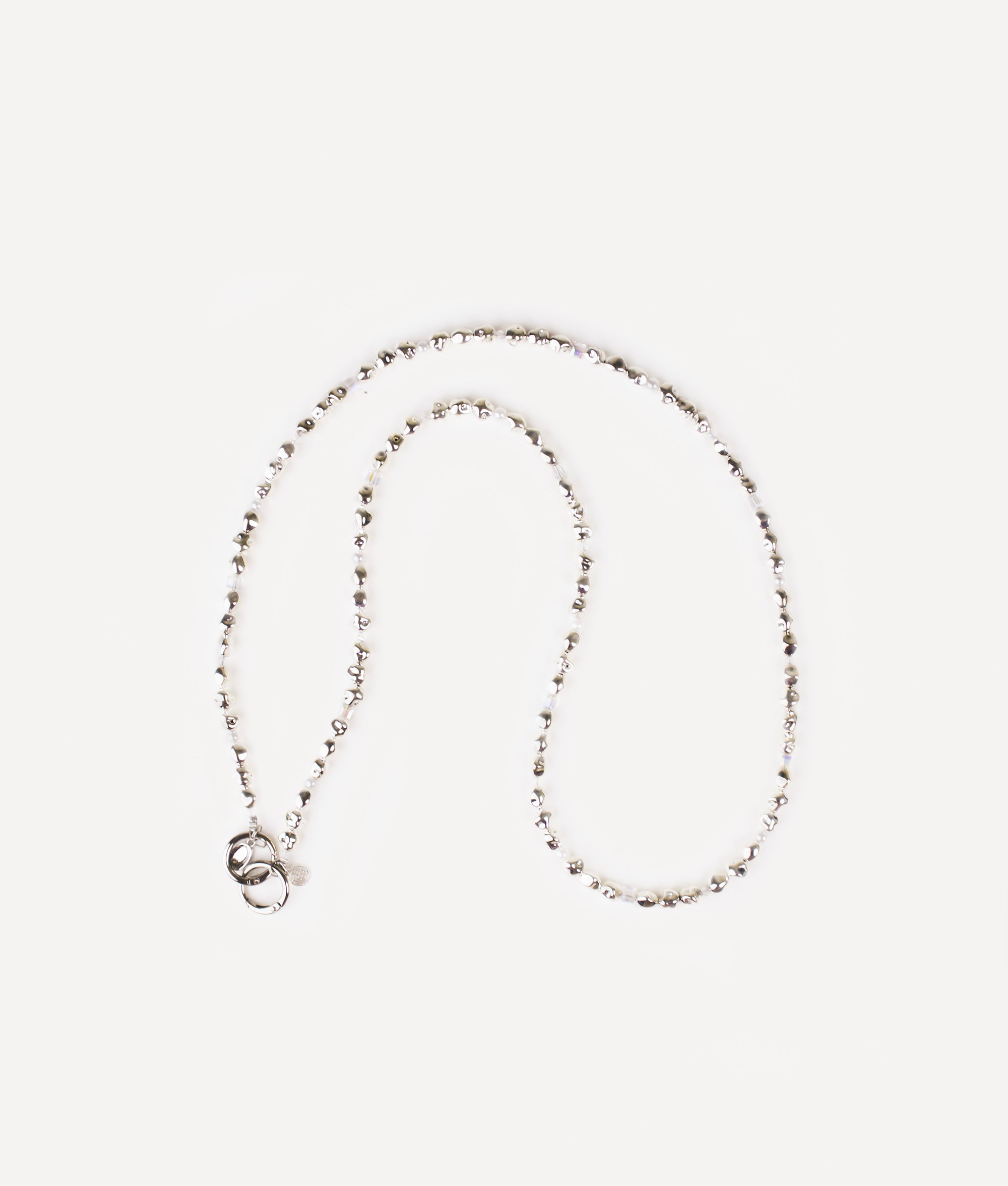 POKÉDOTS CHAIN ROUND BEADS WHITE