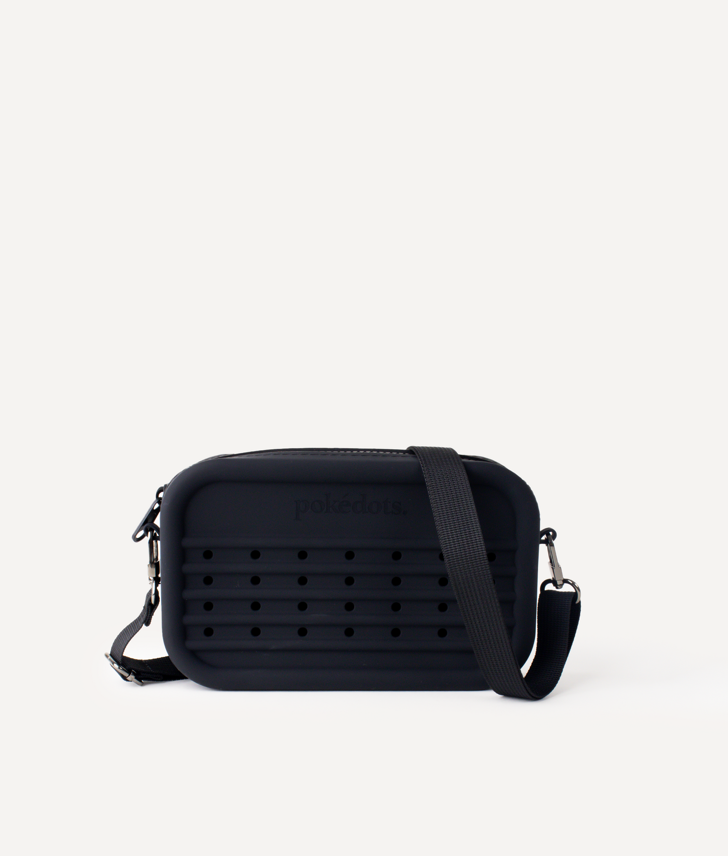 POKÉDOTS BUNDLE SILICON CROSSBODY BAG BLACK