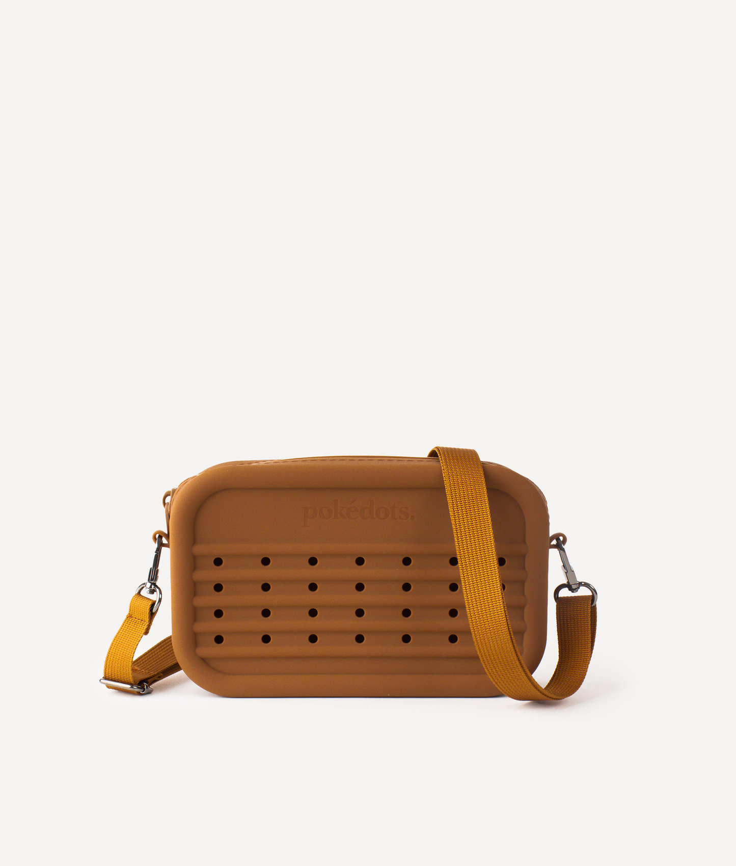 POKÉDOTS BUNDLE SILICON CROSSBODY BAG MOCHA