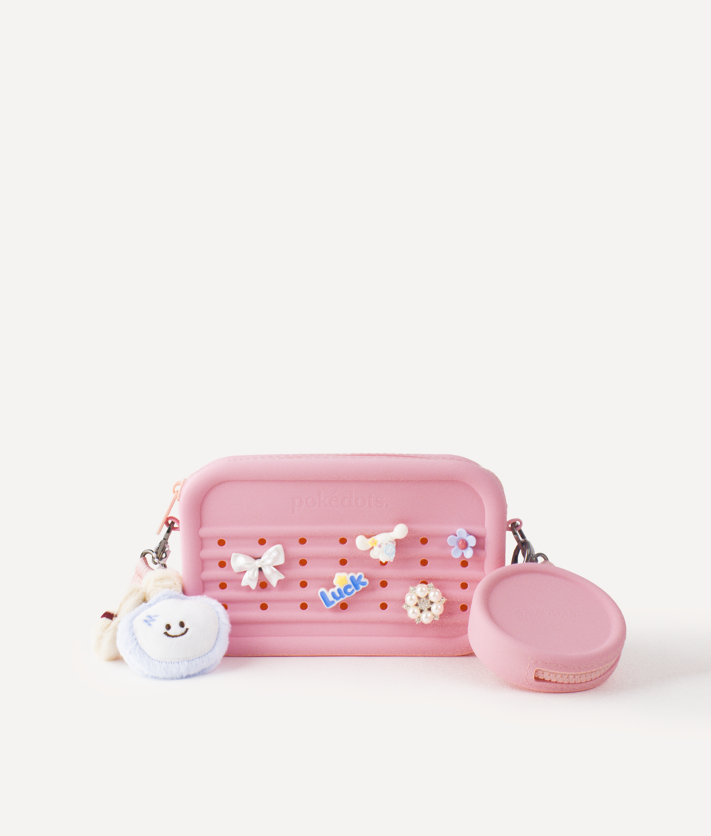 POKÉDOTS BUNDLE SILICON CROSSBODY BAG PINK
