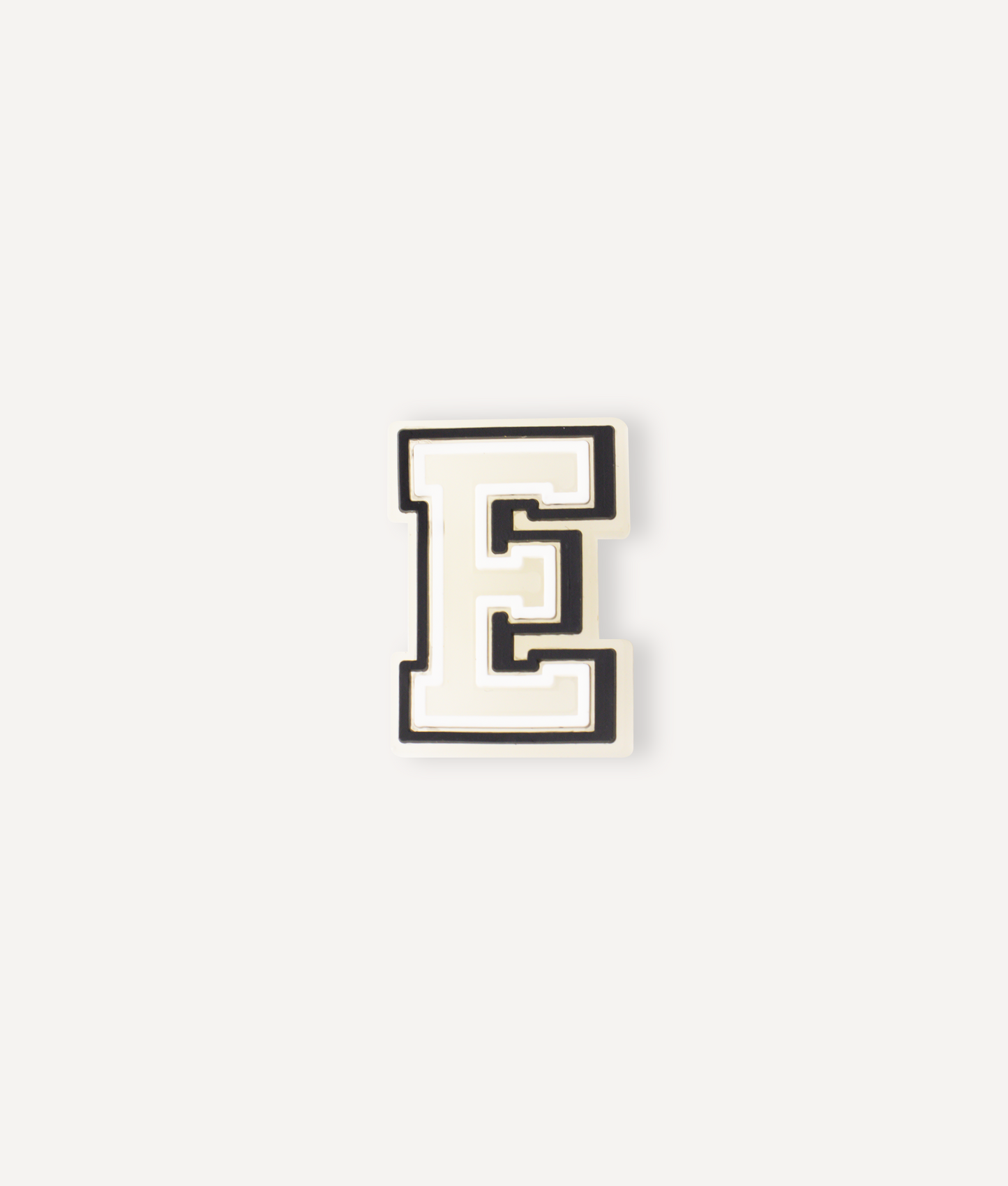 GLOW-IN-THE-DARK ALPHABET E PIN