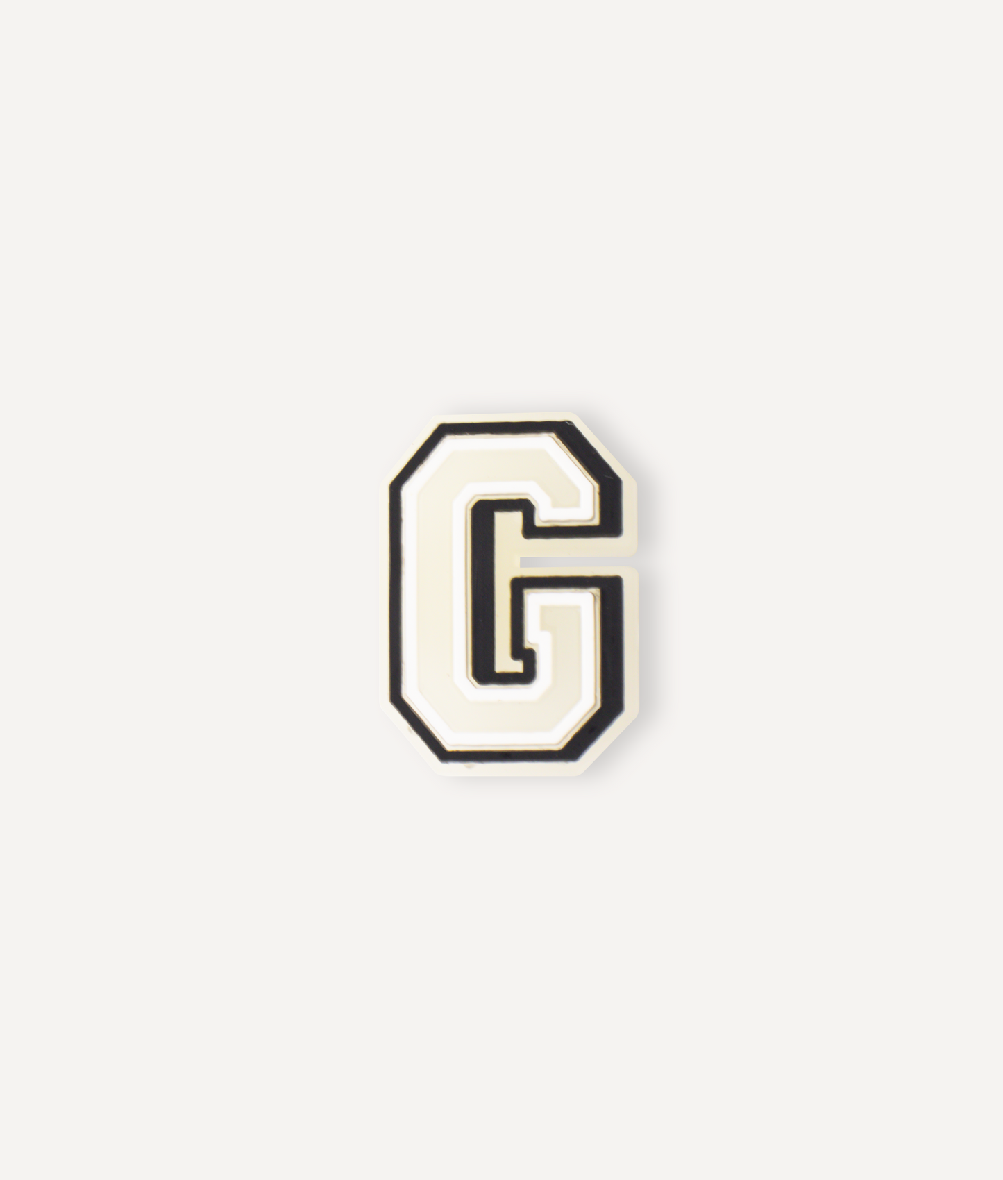 GLOW-IN-THE-DARK ALPHABET G PIN
