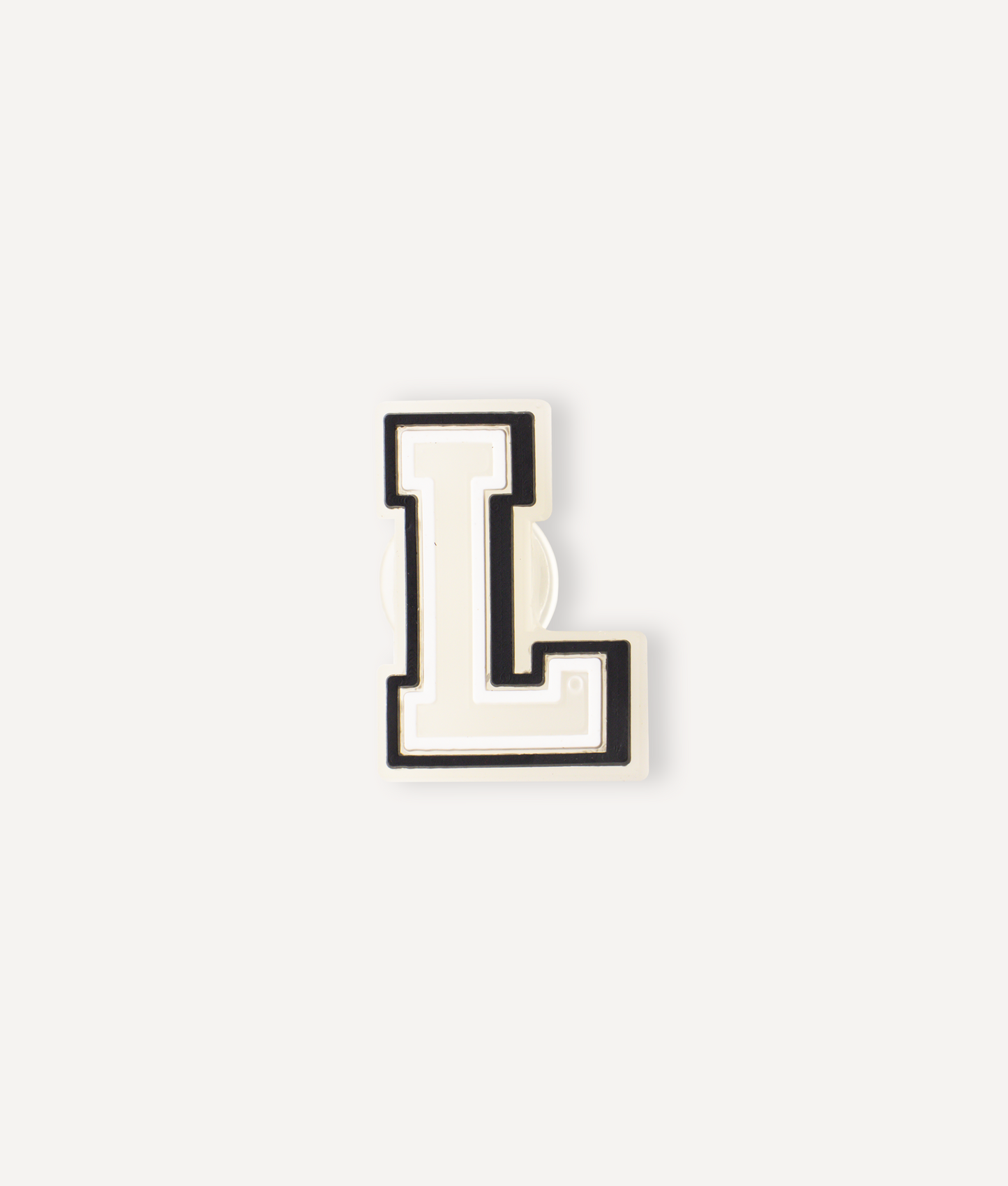 GLOW-IN-THE-DARK ALPHABET L PIN