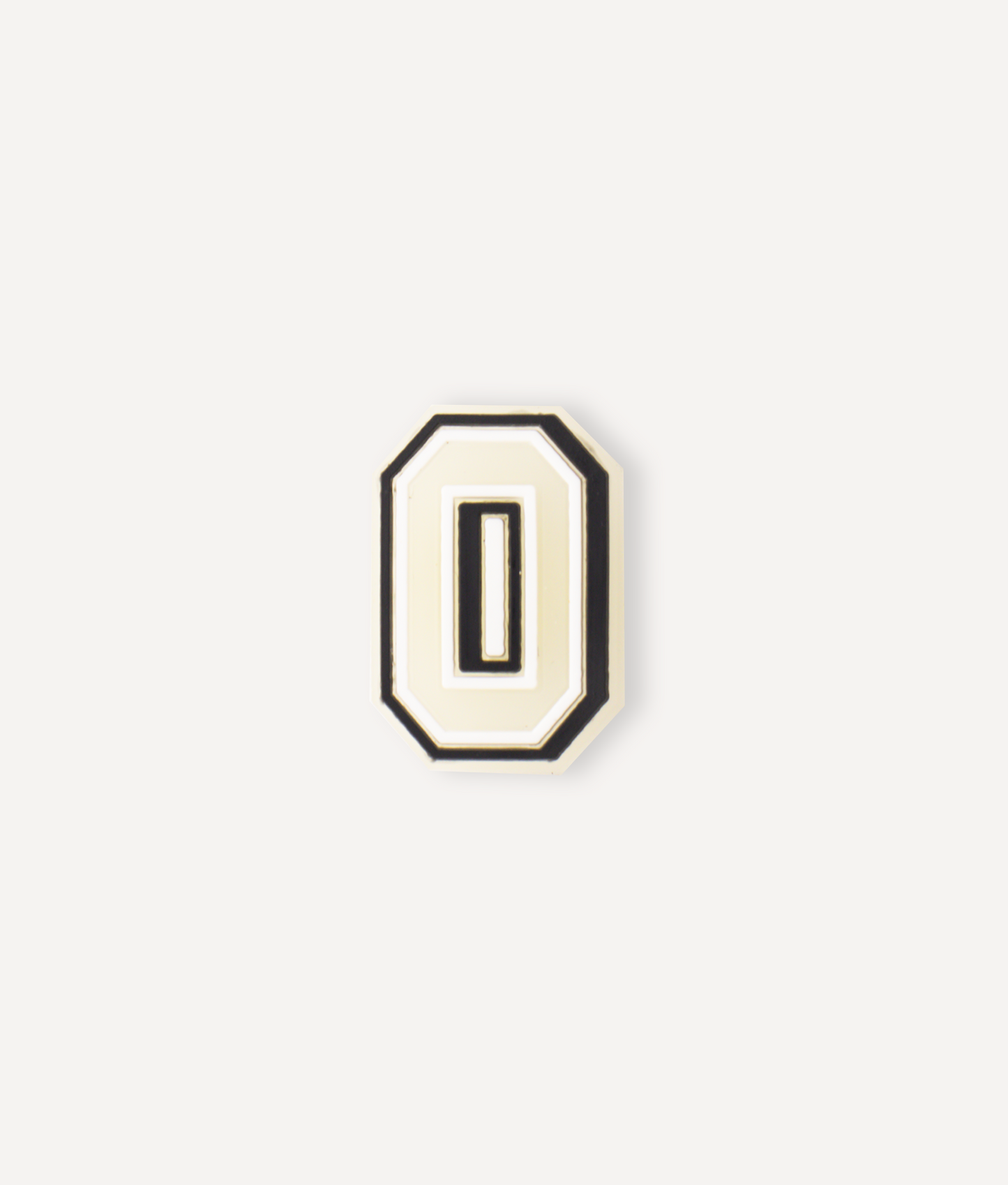 GLOW-IN-THE-DARK ALPHABET O PIN
