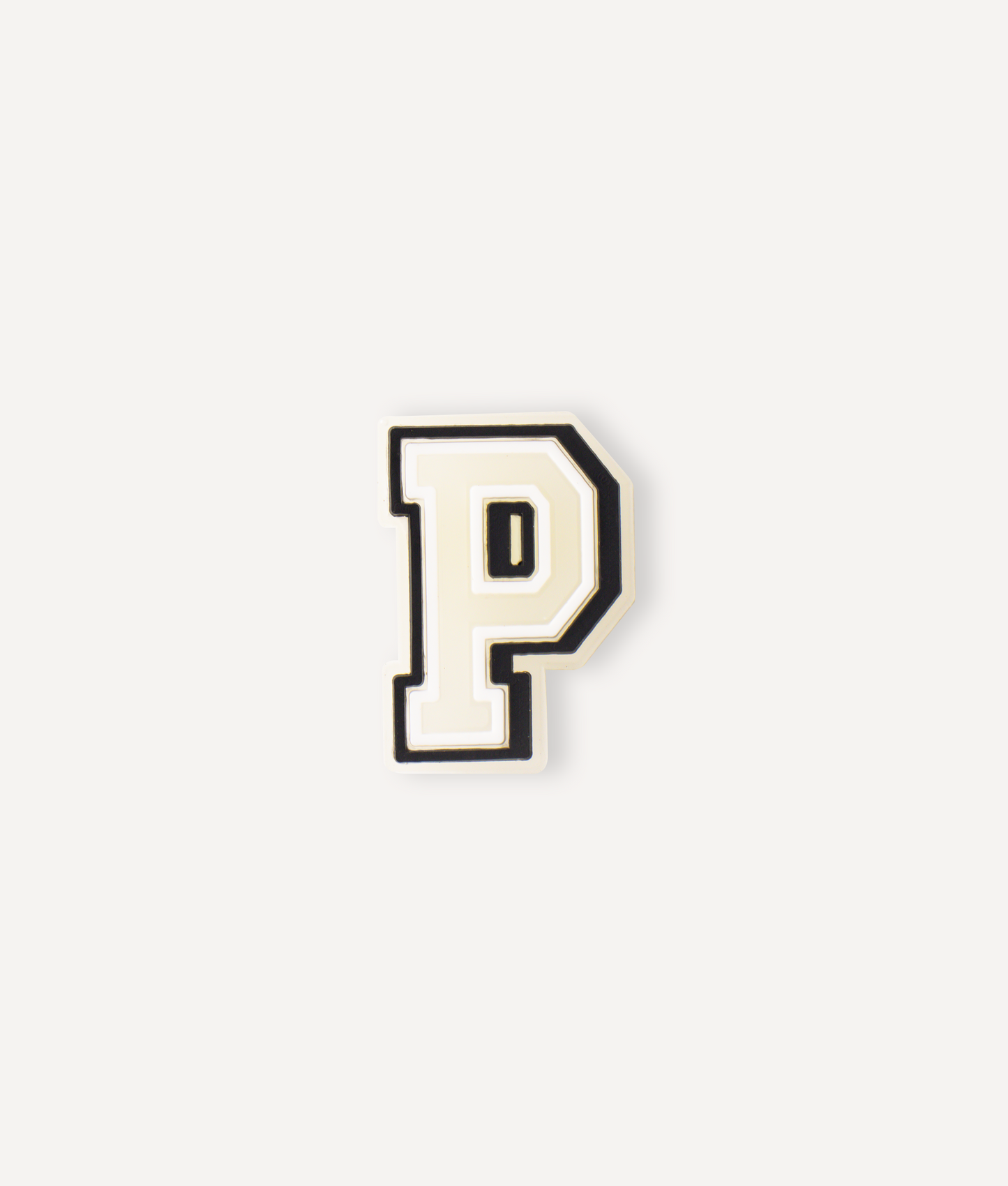 GLOW-IN-THE-DARK ALPHABET P PIN