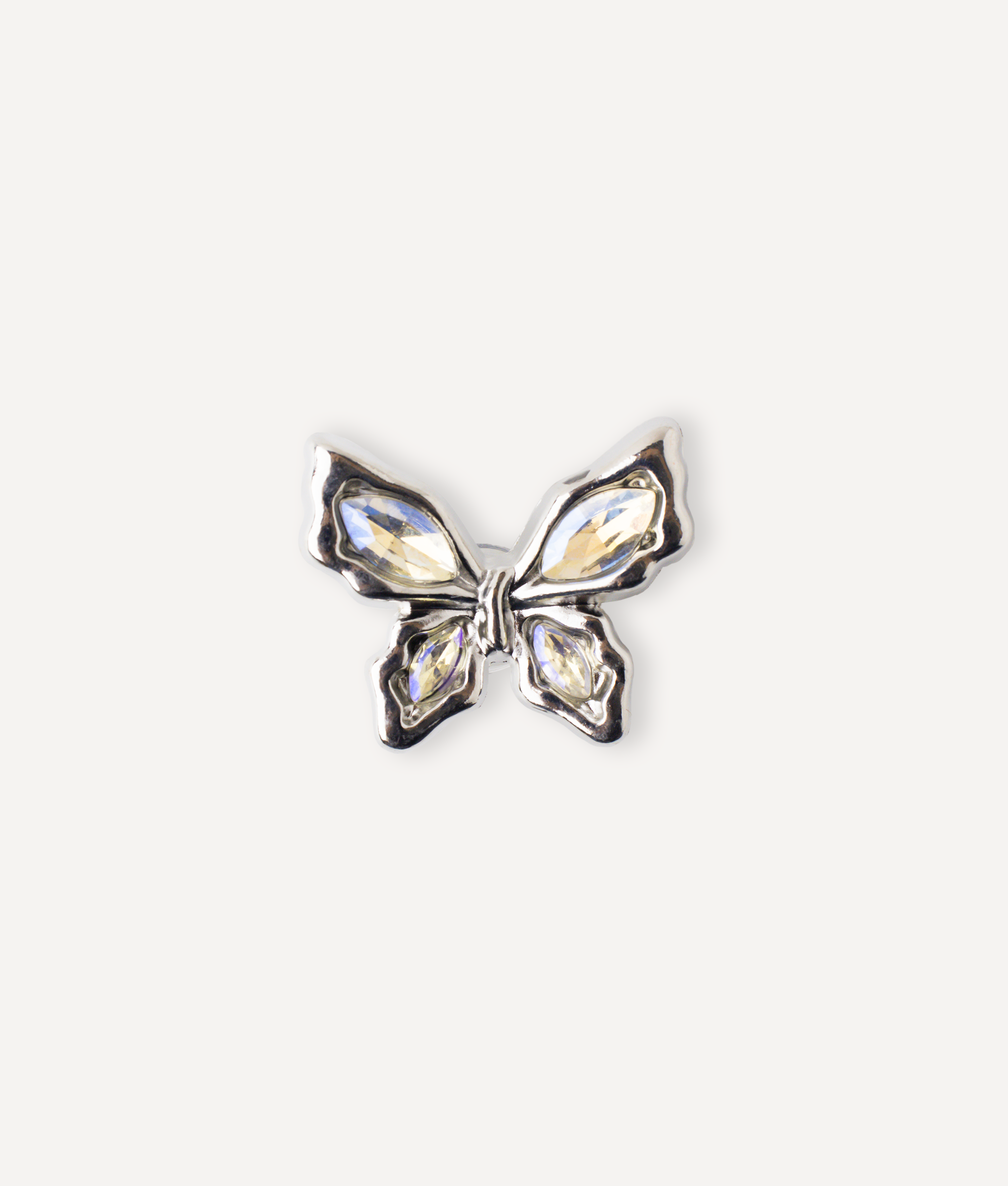 CRYSTAL BUTTERFLY PIN