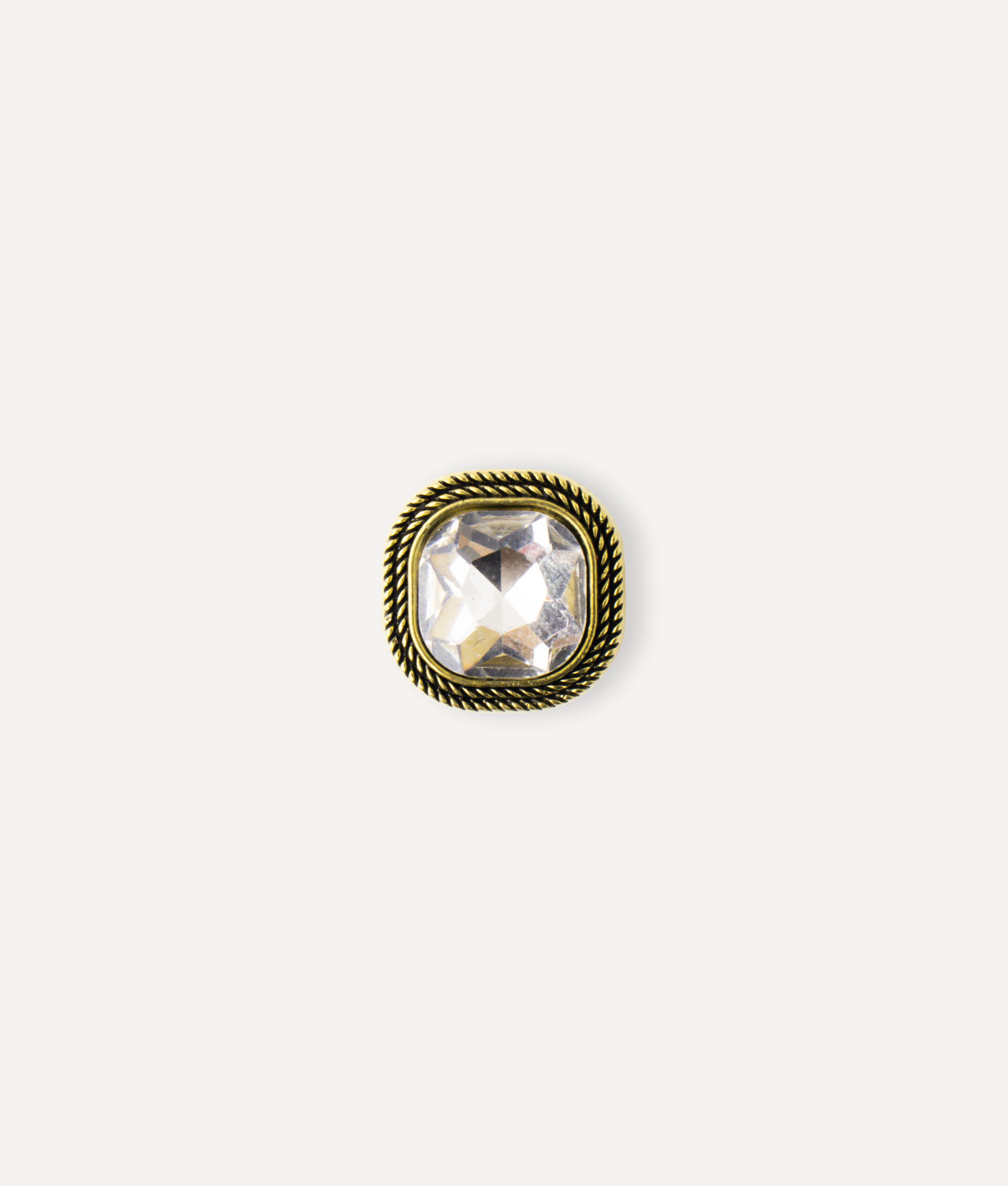 VINTAGE SQUARE DIAMOND PIN