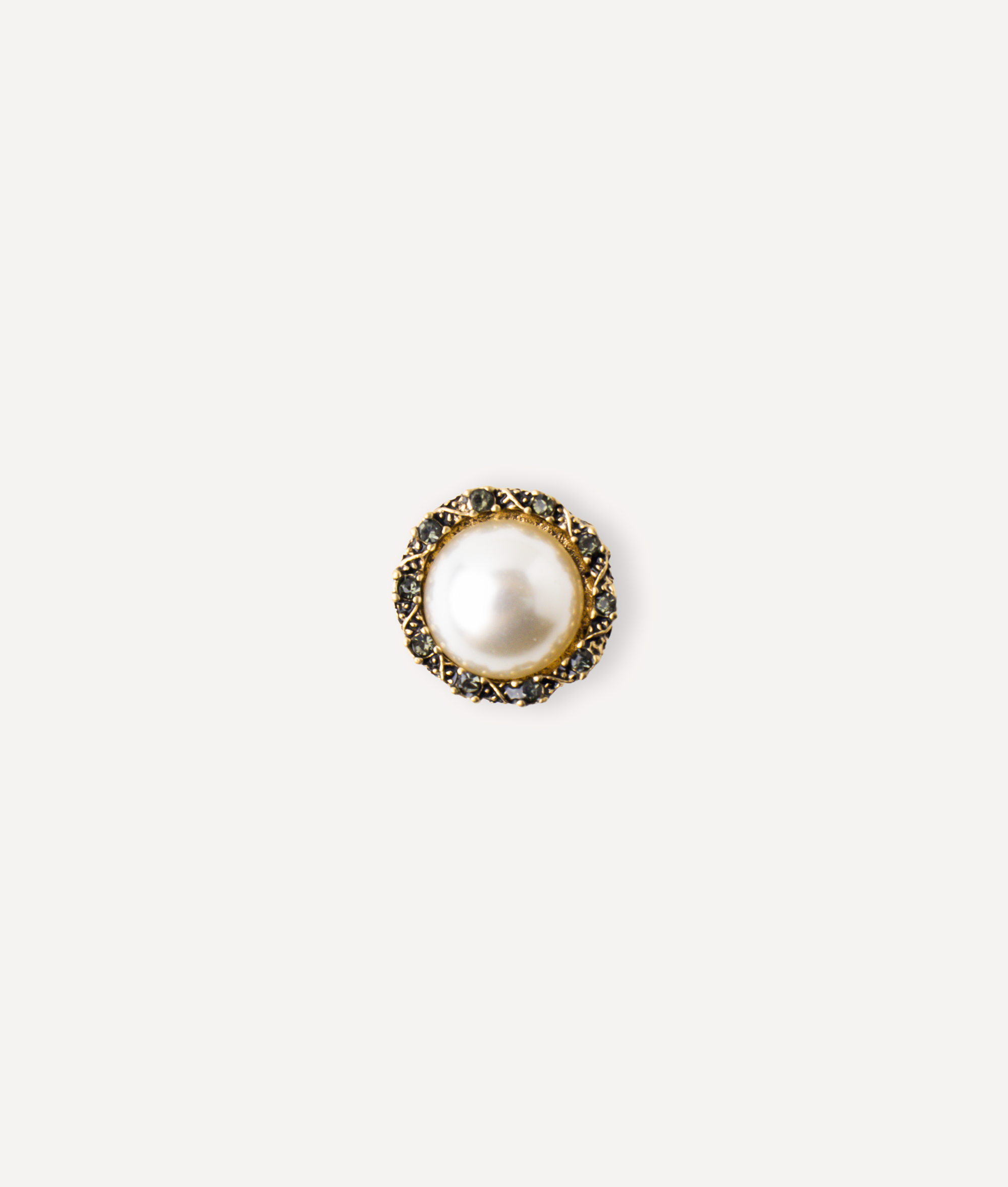 VINTAGE ROUND PEARL PIN