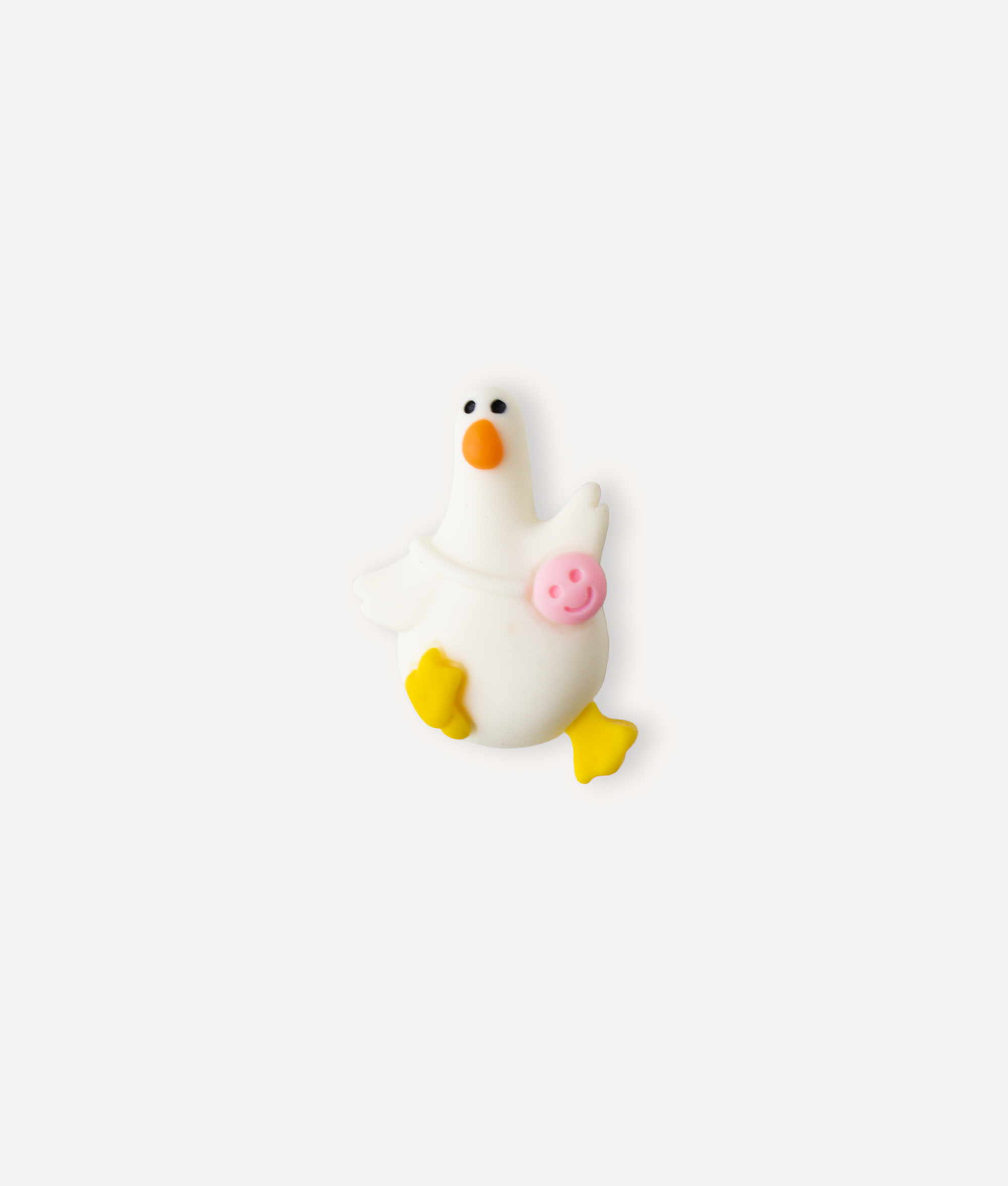 JOY WHITE DUCK PIN