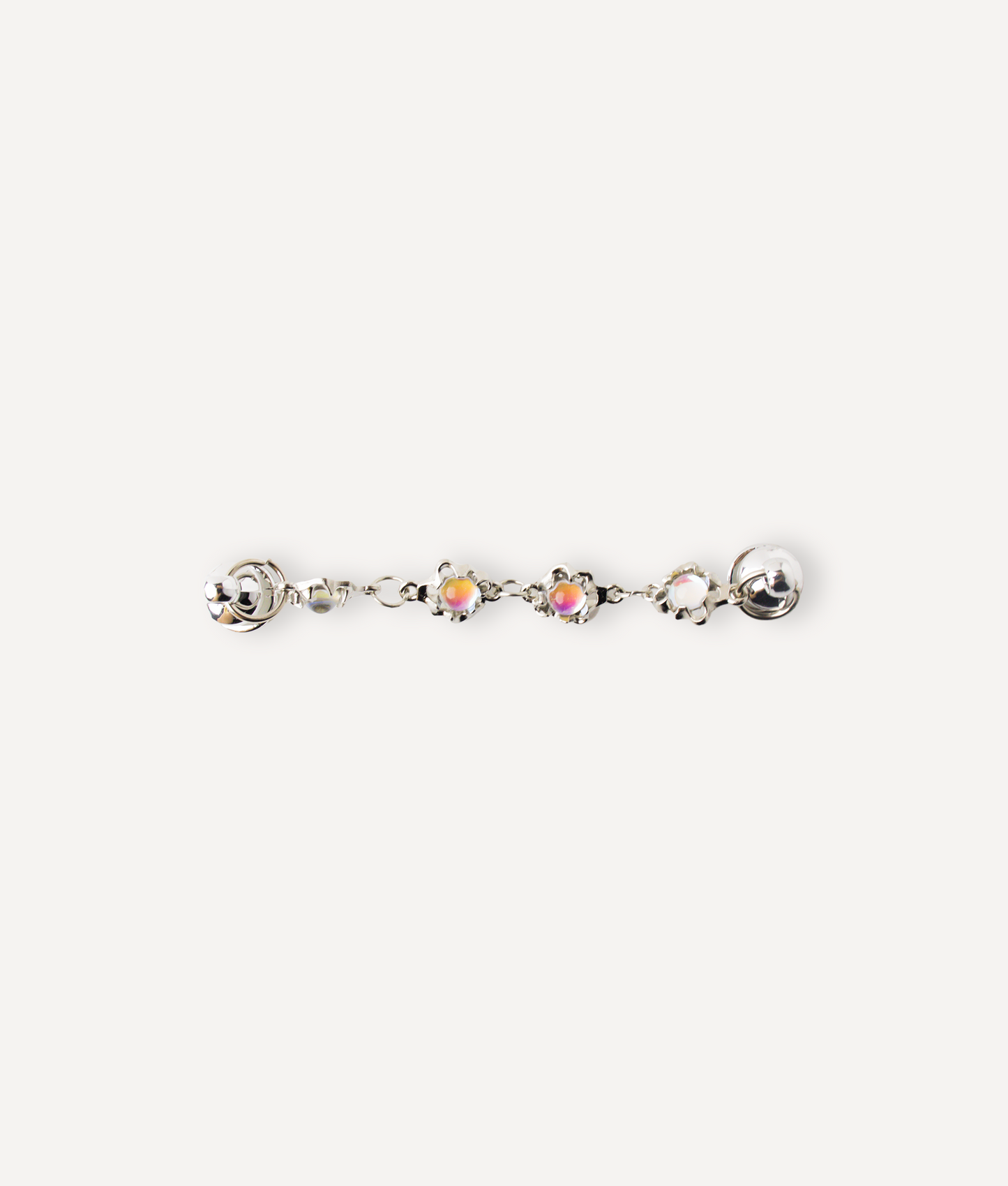 SMALL FLOWER CRYSTAL CHAIN PIN
