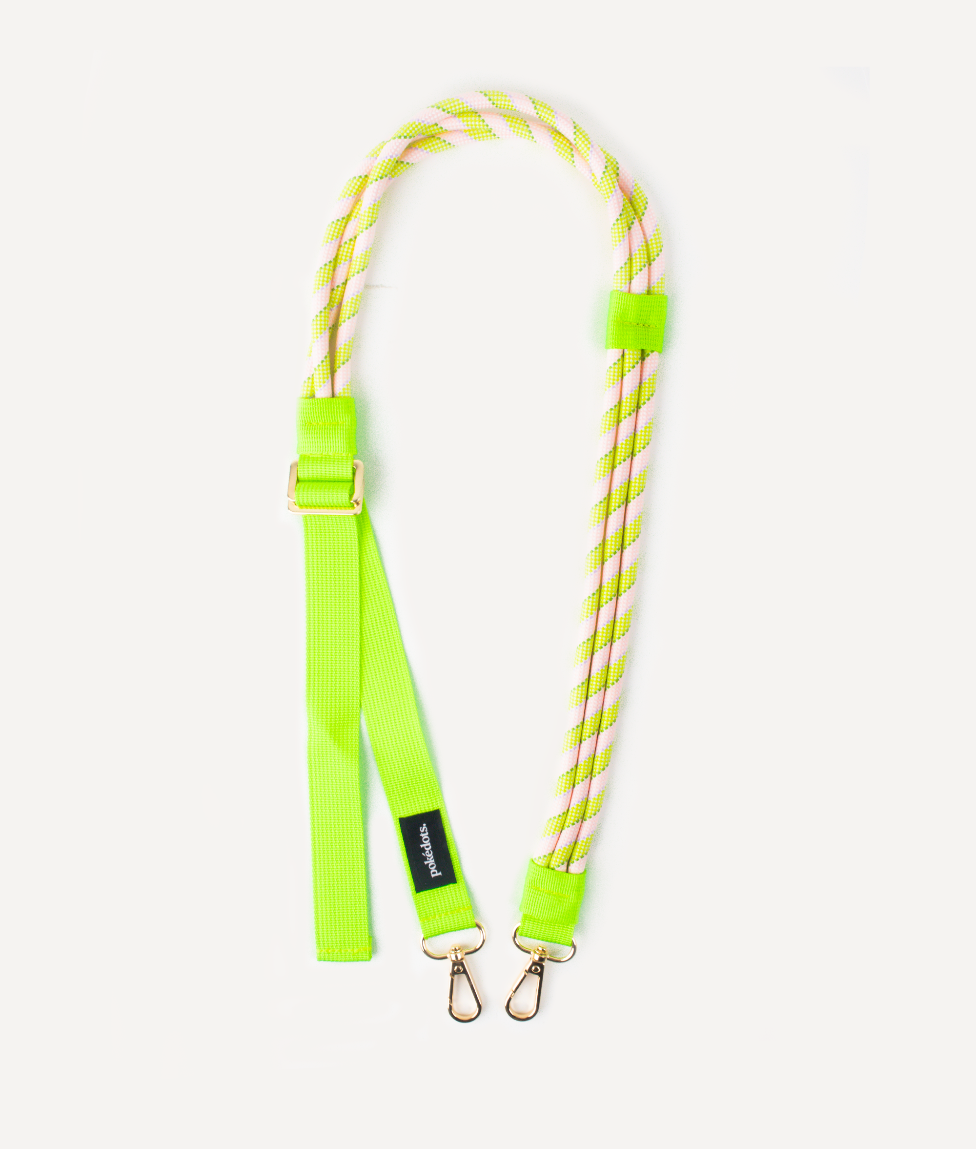 POKÉDOTS ONE SIDED WIDE STRAP NEON GREEN
