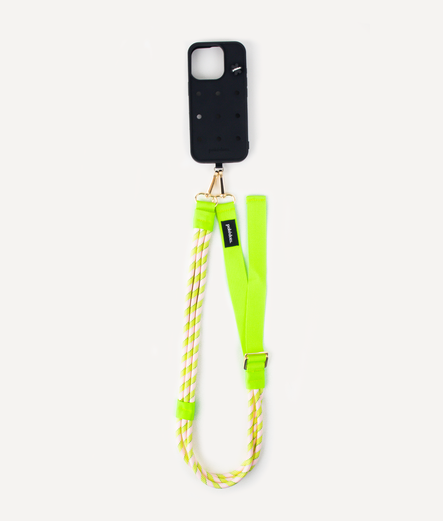 POKÉDOTS ONE SIDED WIDE STRAP NEON GREEN