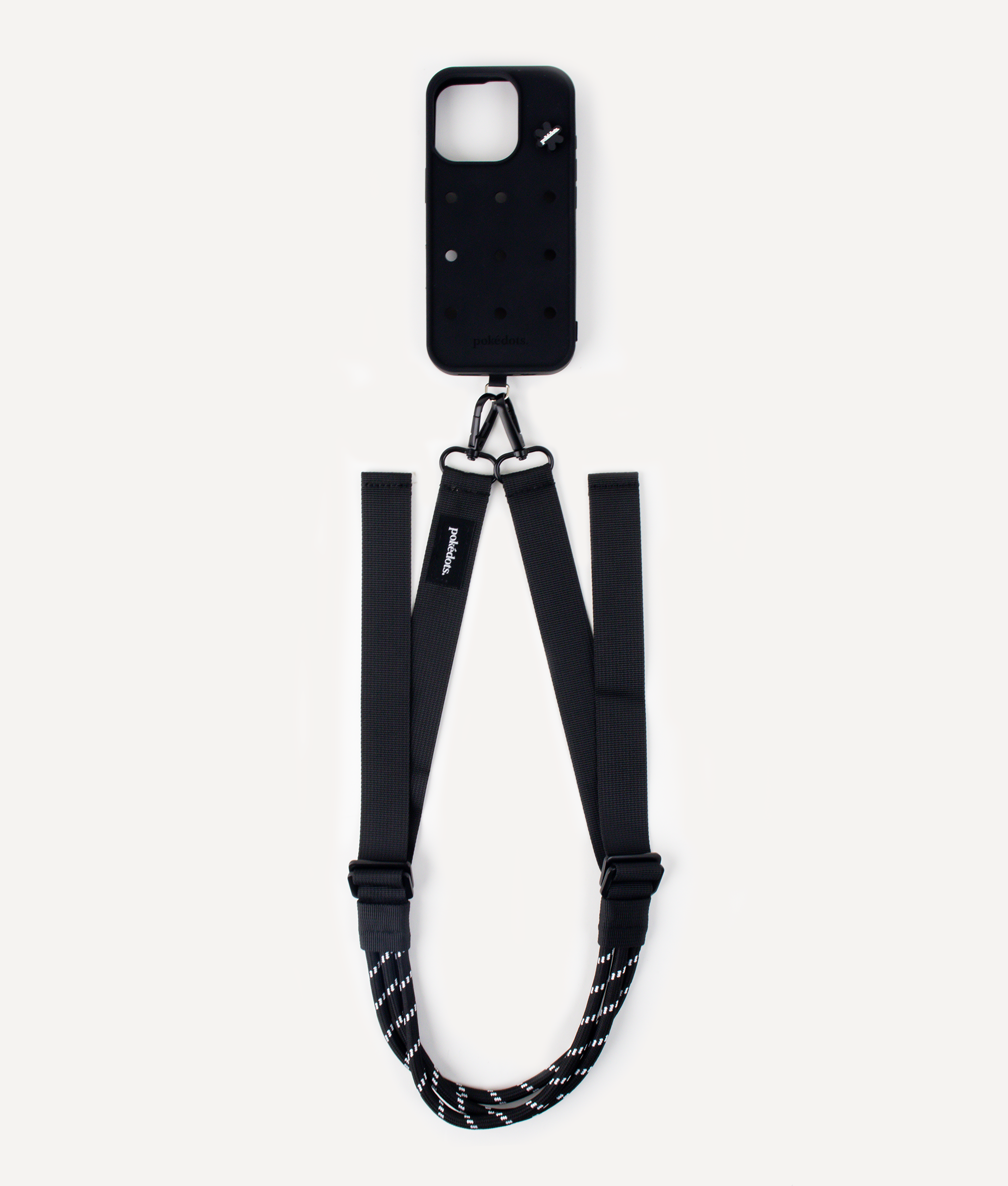 POKÉDOTS TWO SIDED WIDE STRAP BLACK